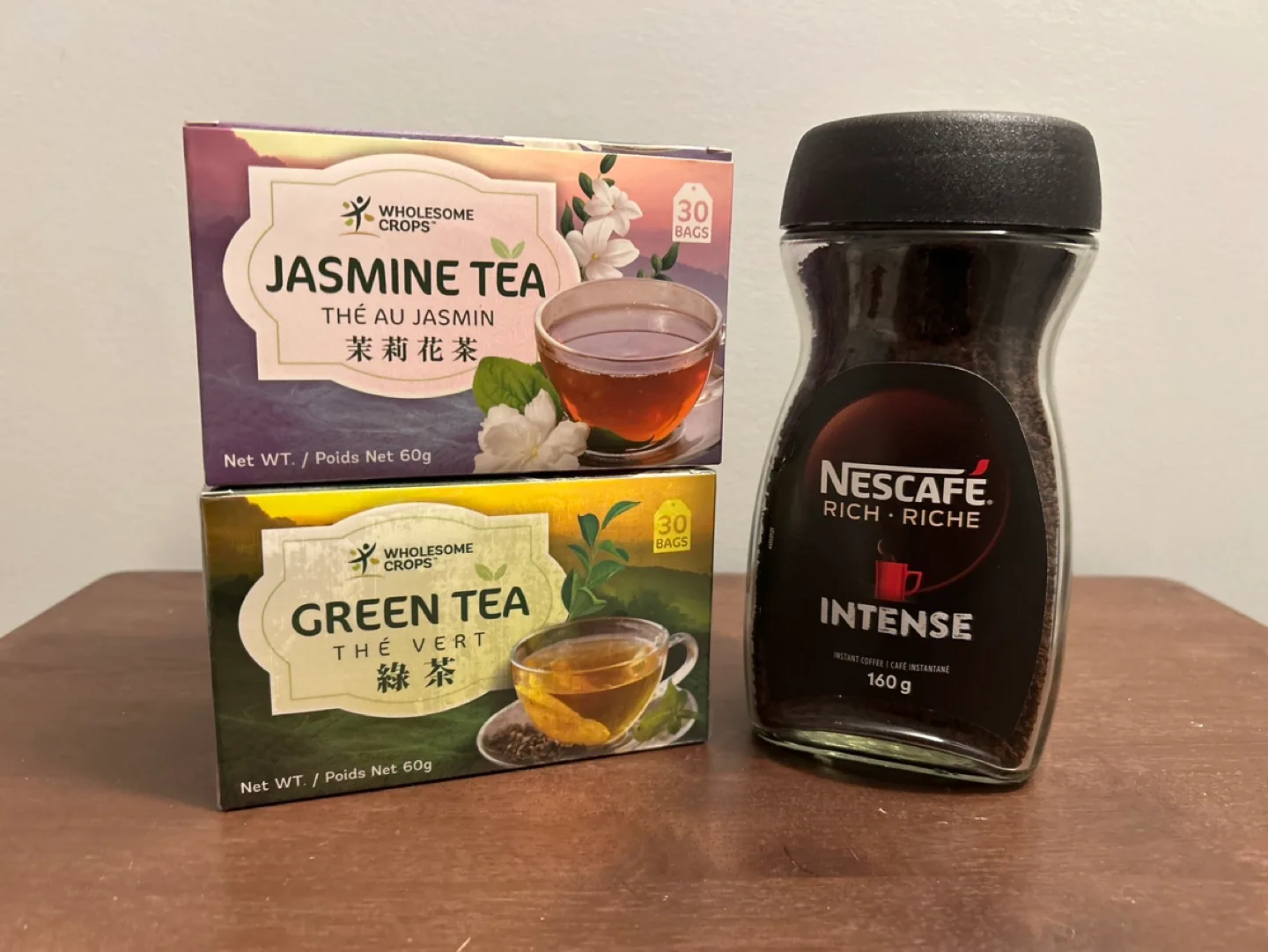 Nescafe Rich Instant Coffee and 2 Boxes of Tea thumbnail