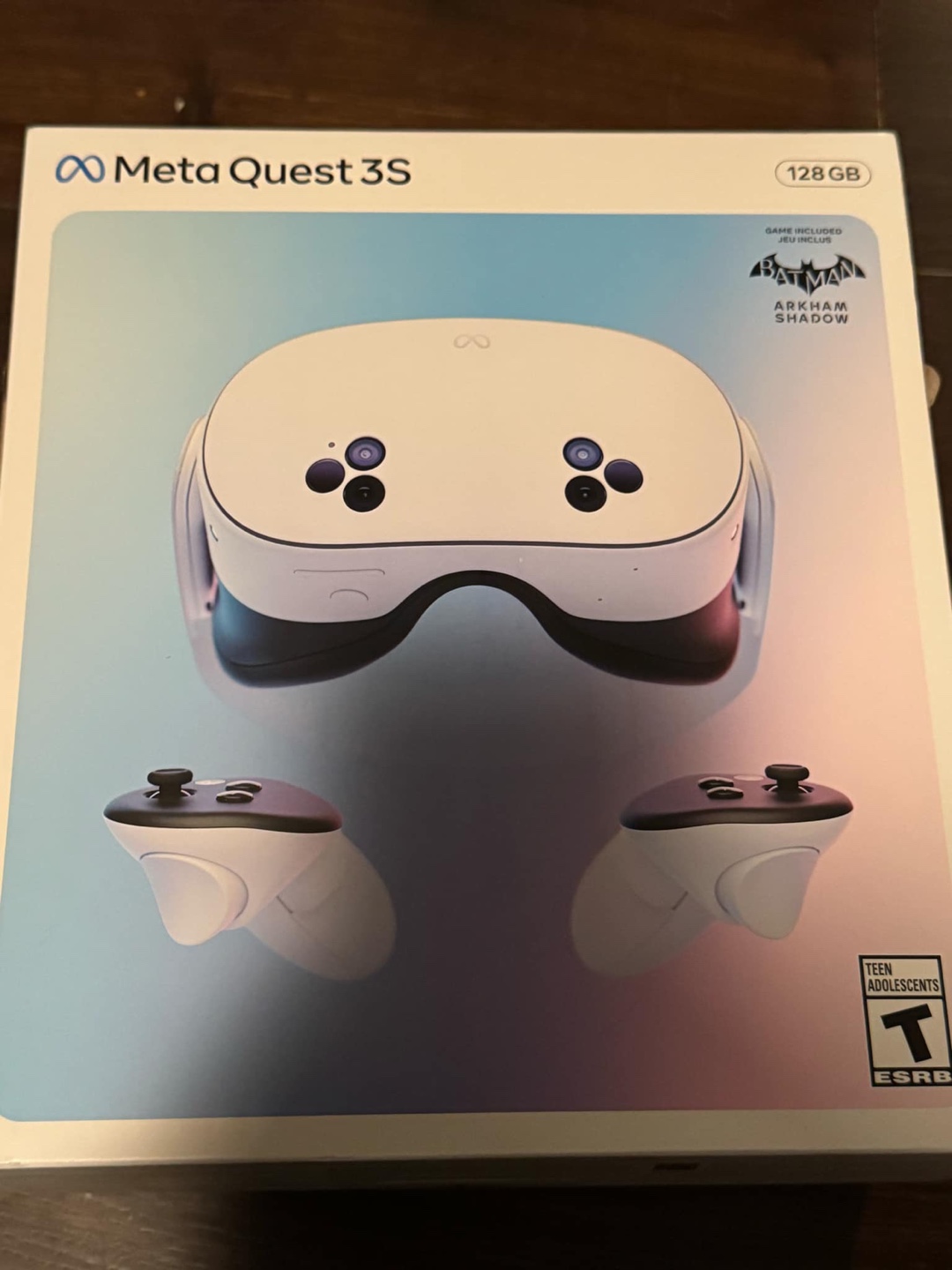 Meta Quest 3S VR Headset 128GB with cover