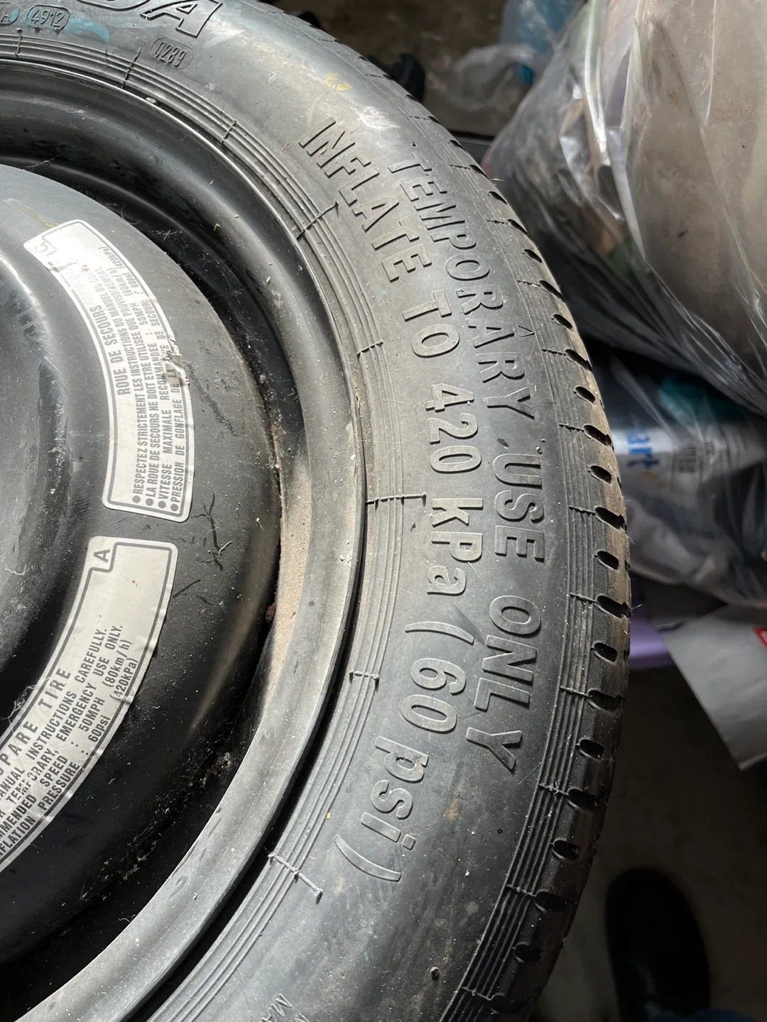 T135/80D15 Kenda Spare Tire image indicator(4)