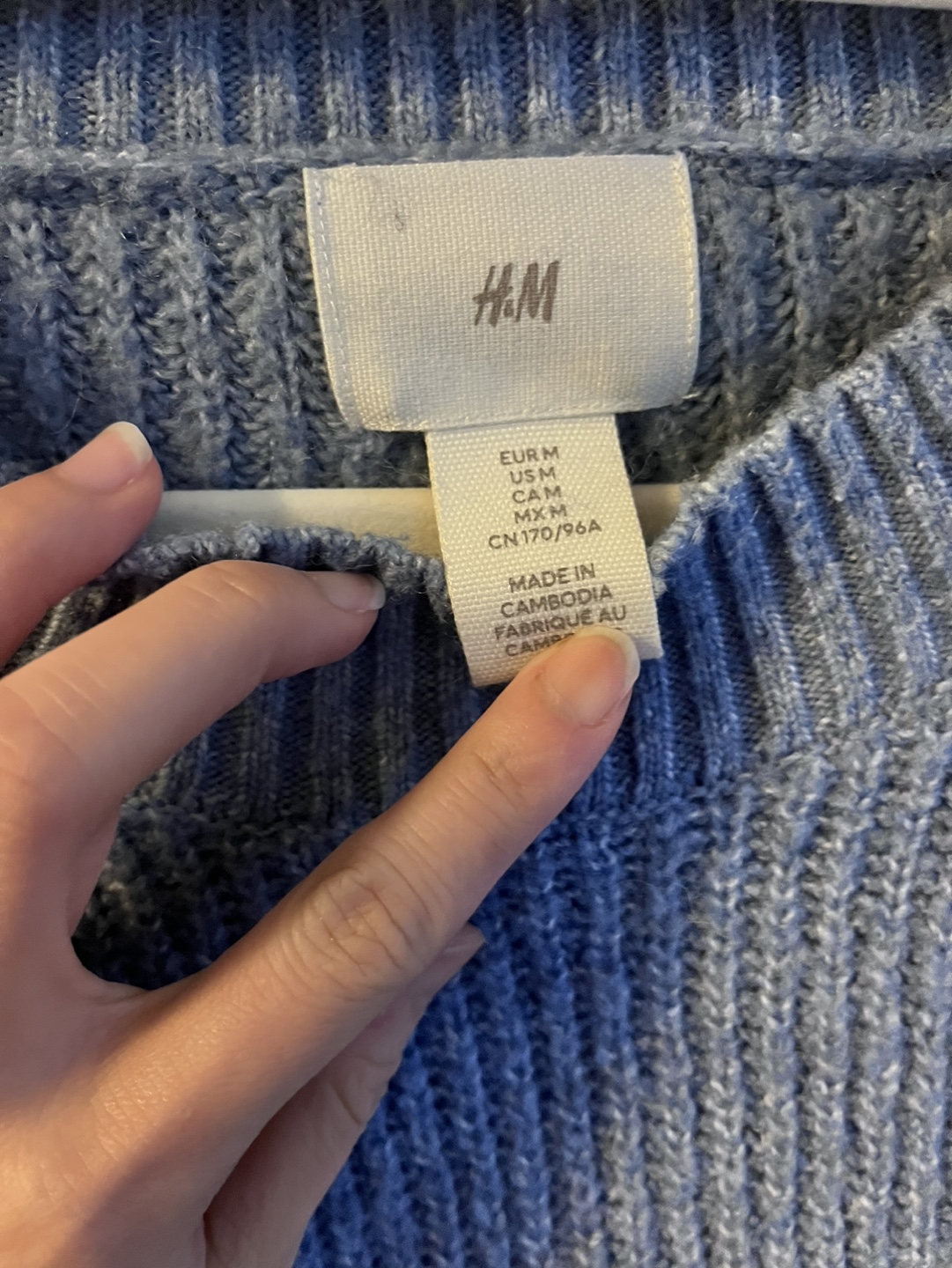 H&M Blue Knit Sweater - photo 2