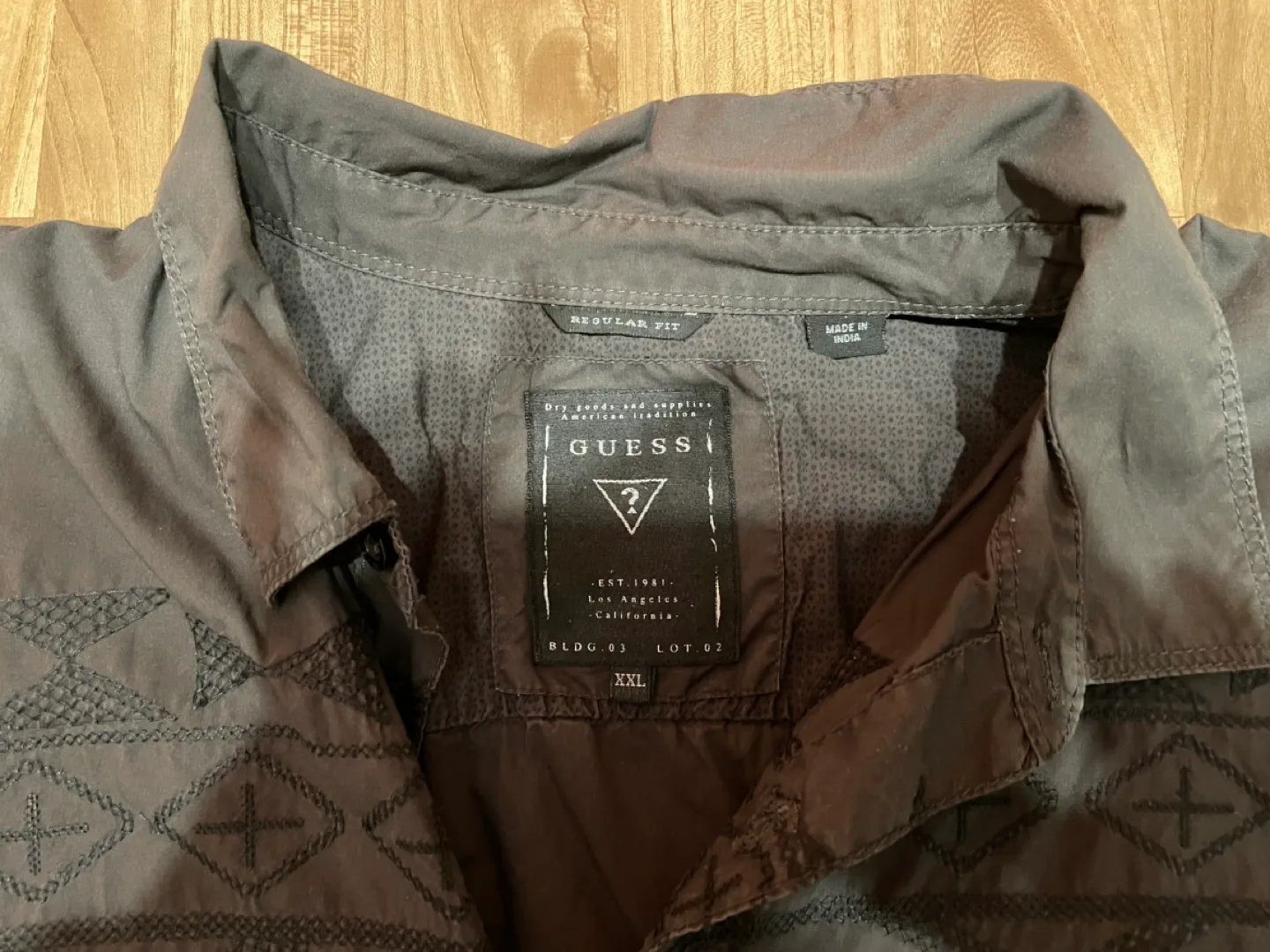 Guess Men's Long Sleeve Button Up Shirt image indicator(2)