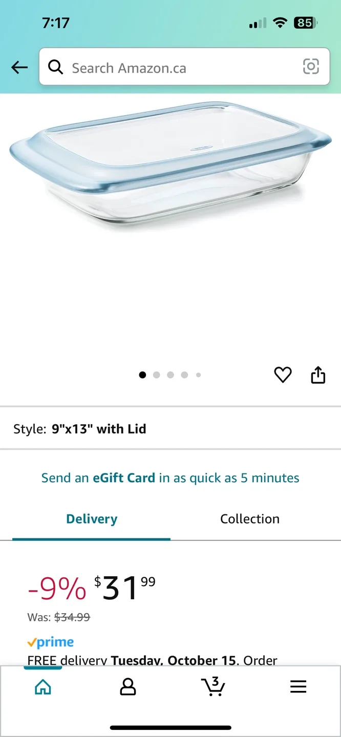 OXO Good Grips Freezer-to-Oven Safe Glass Baking Dish with Lid image indicator(7)