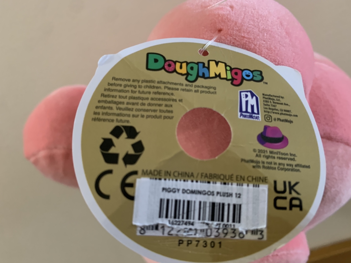 Roblox Plush Piggy Face Plush Toy - photo 5