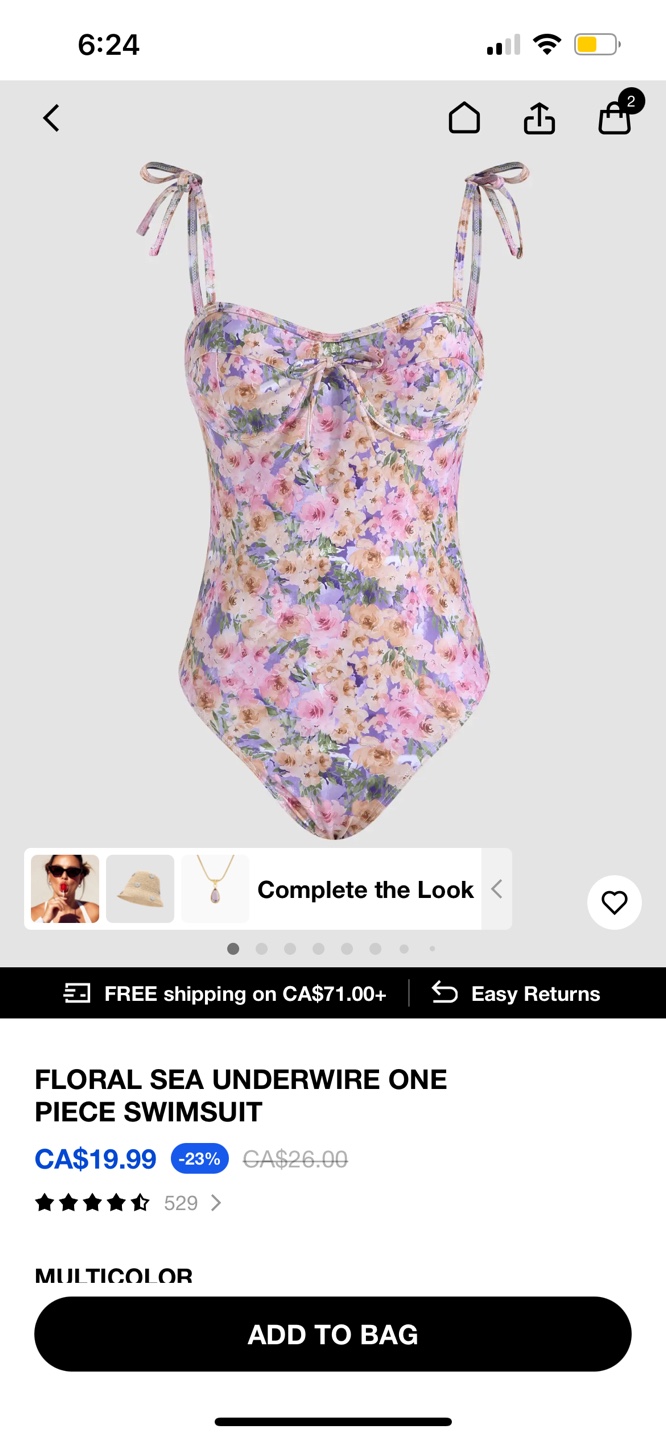 Cider Floral One Piece Swimsuit