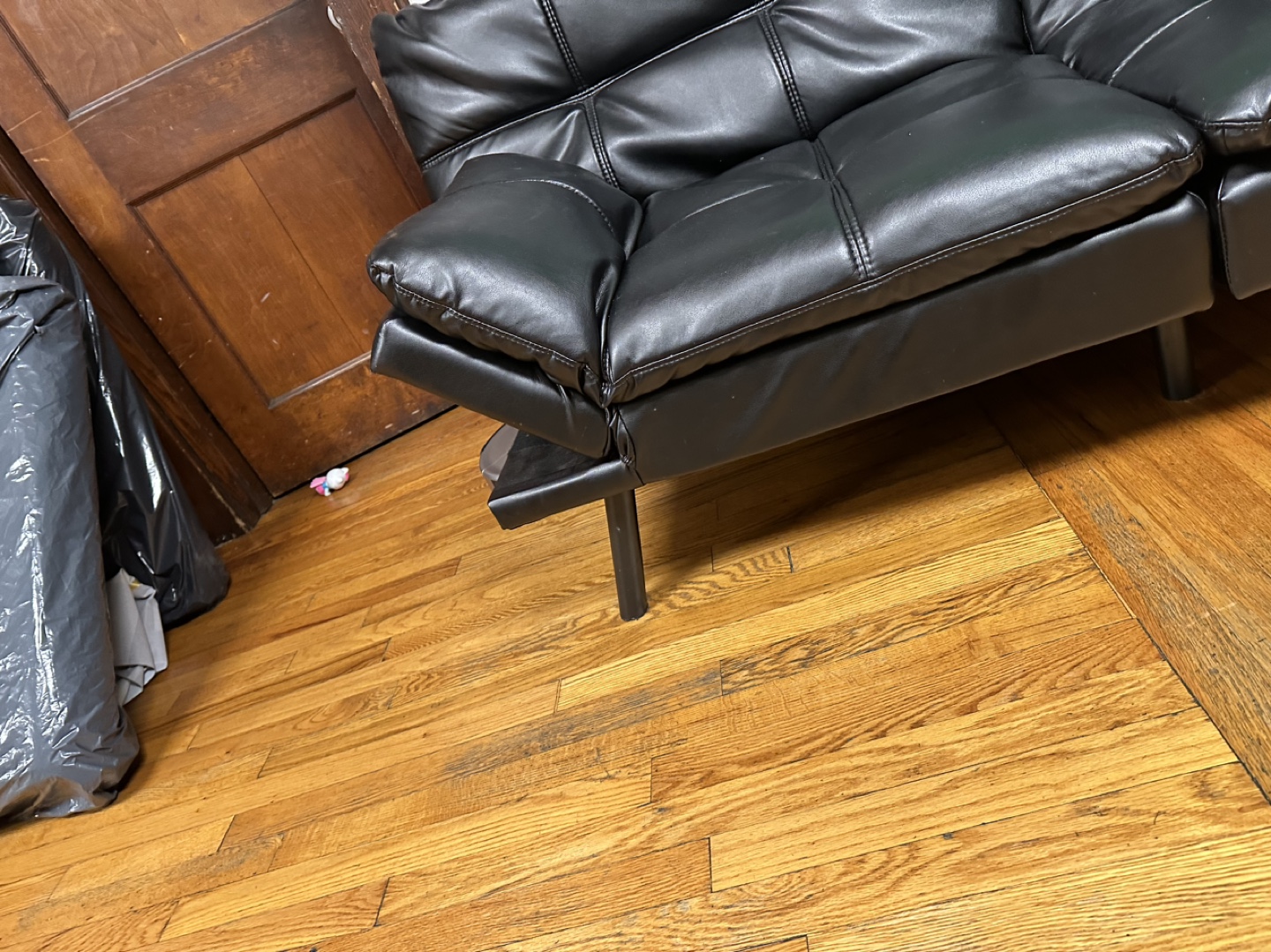 Black Futon Sofa Bed - photo 2