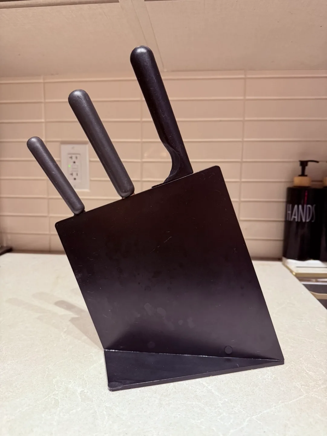 Ikea 3 Piece Knife Set with holder thumbnail