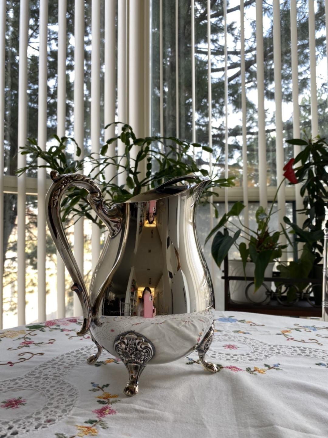Vintage Silver Plated Water Pitcher - photo 2
