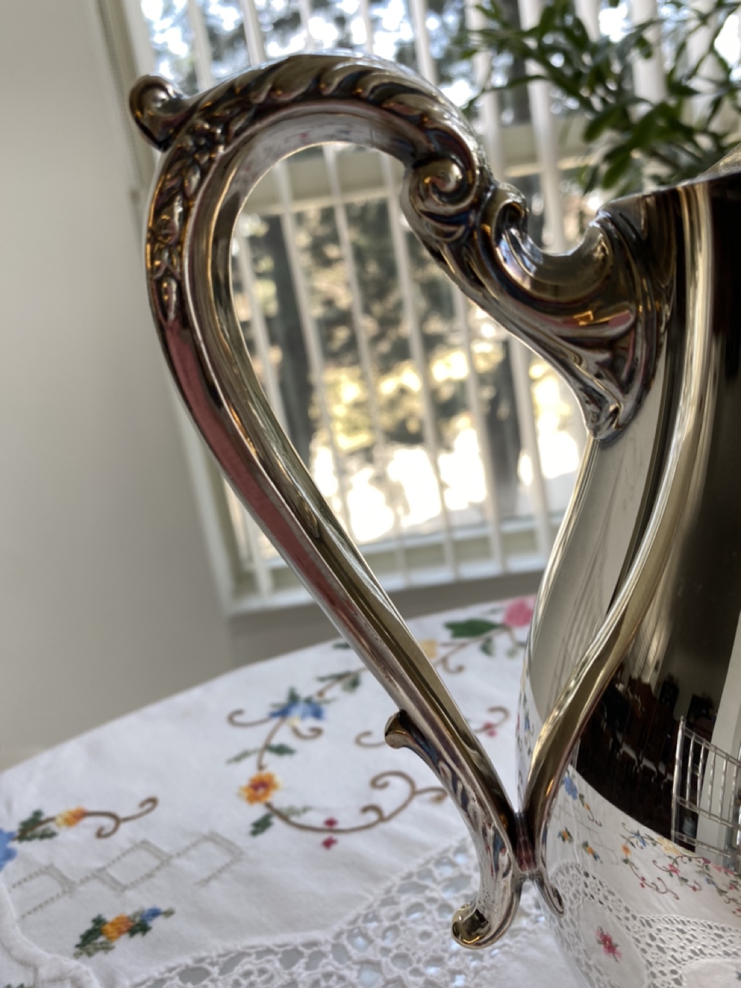 Vintage Silver Plated Water Pitcher - photo 4