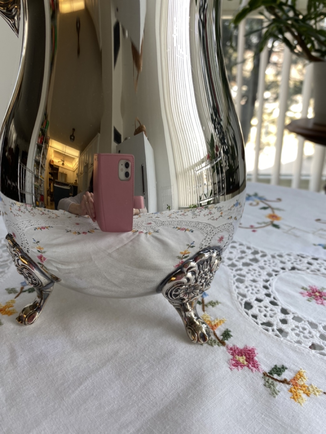 Vintage Silver Plated Water Pitcher - photo 5