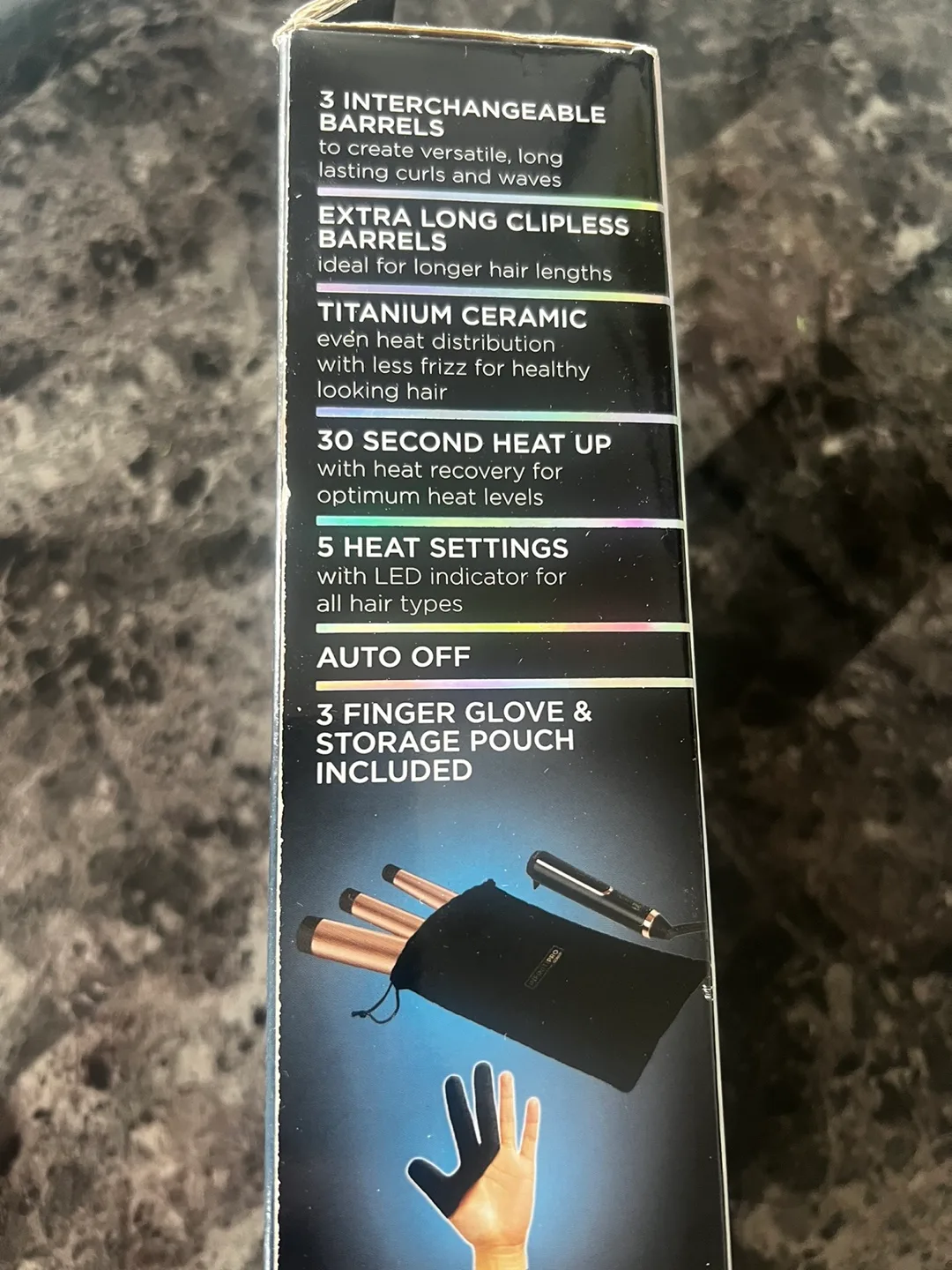 Brand New InfinitiPro by Conair Curling Wand. Gift idea!!! image indicator(2)