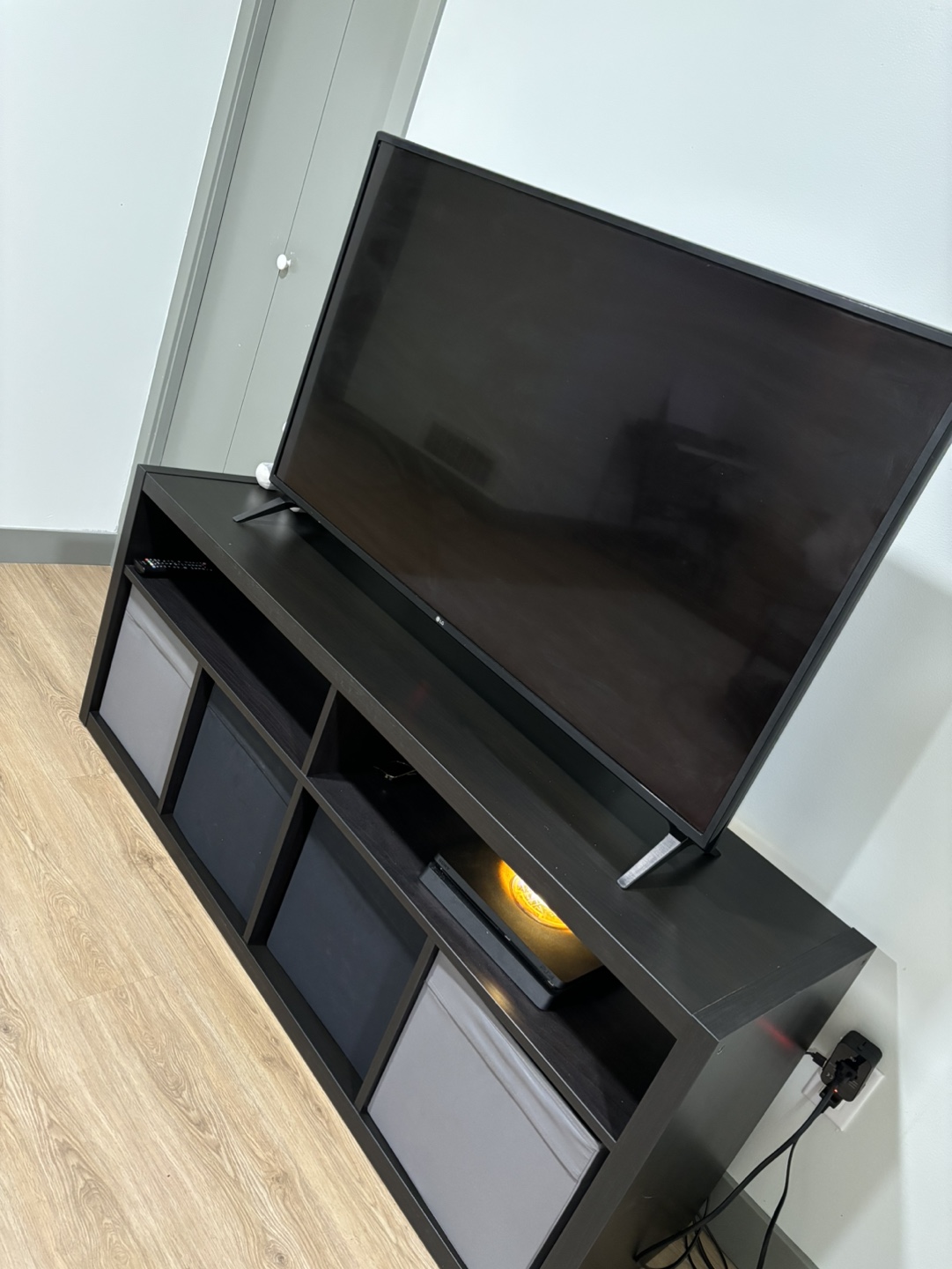 LG Smart TV and TV cabinet