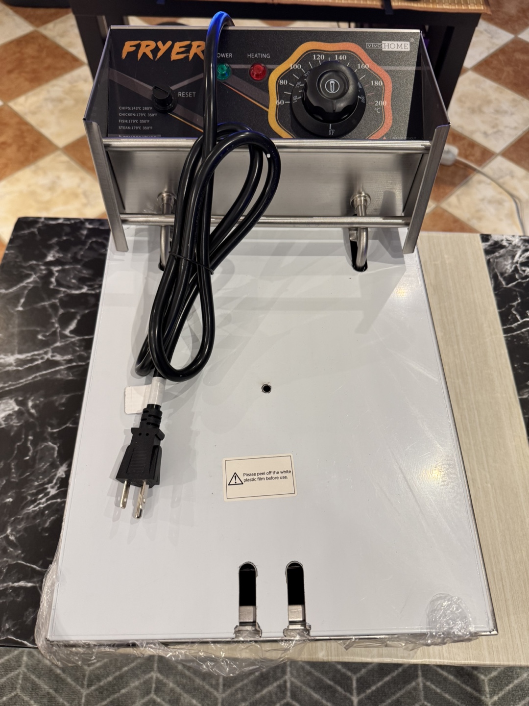 VIVOHOME 10.35QT Deep Fryer - photo 2