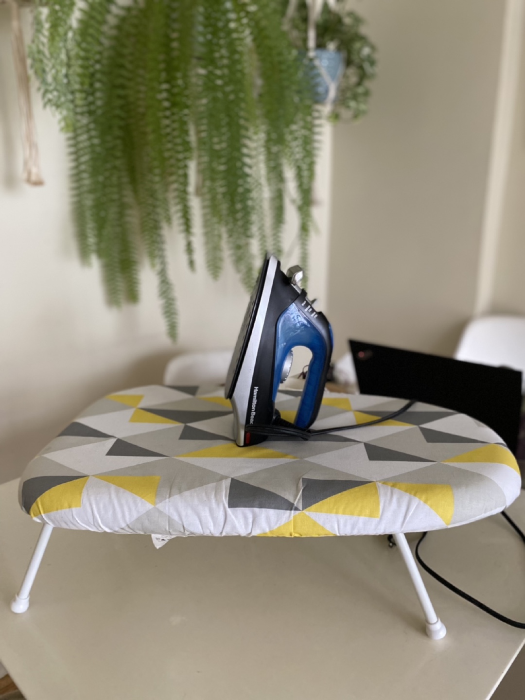 Ironing Board with Iron