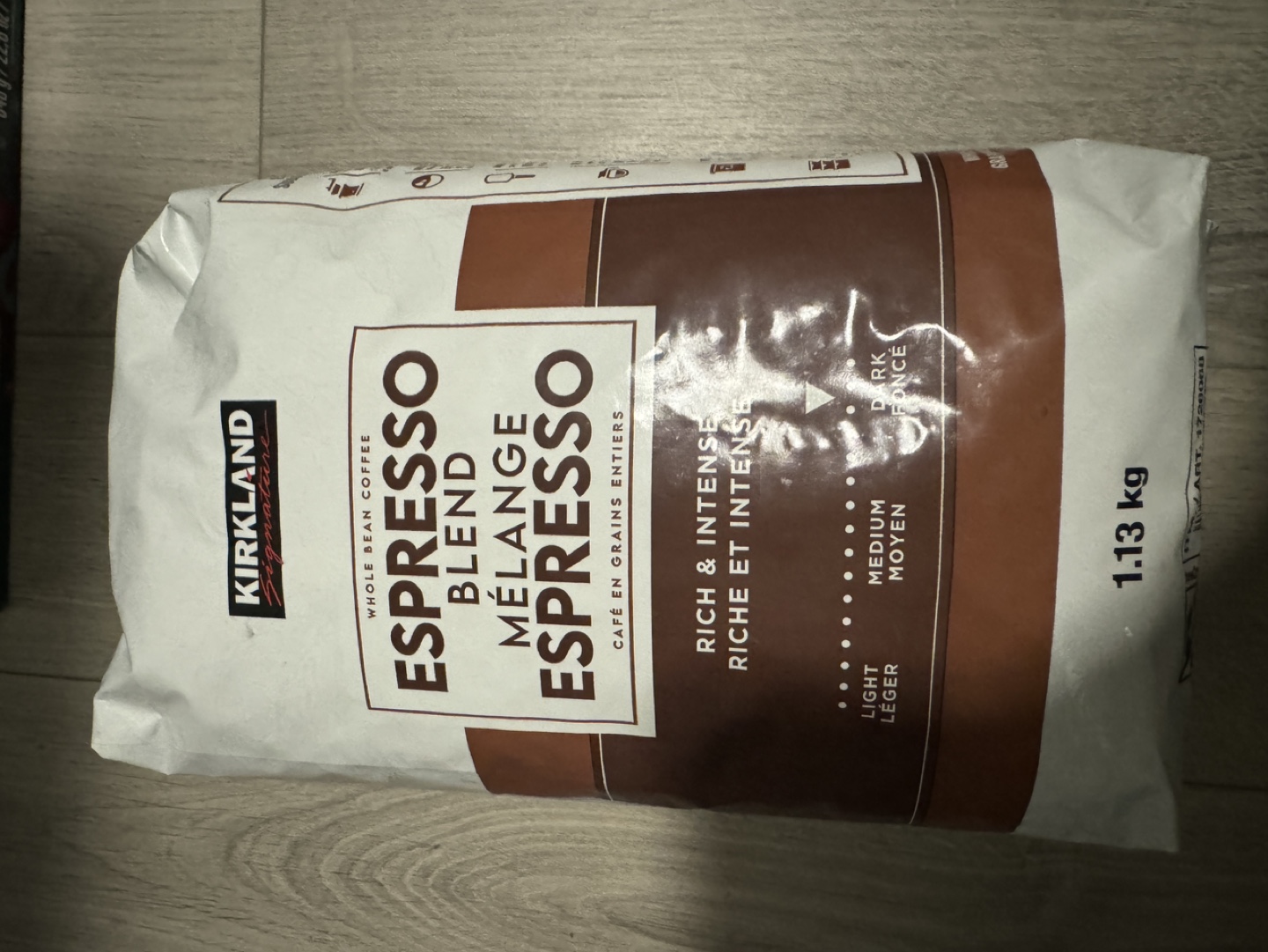 Kirkland Signature Espresso Blend Whole Bean Coffee
