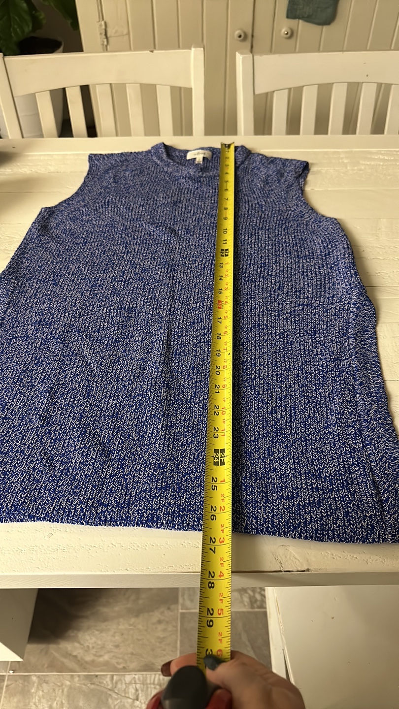 Wilfred Blue Knit Tank Top - photo 4
