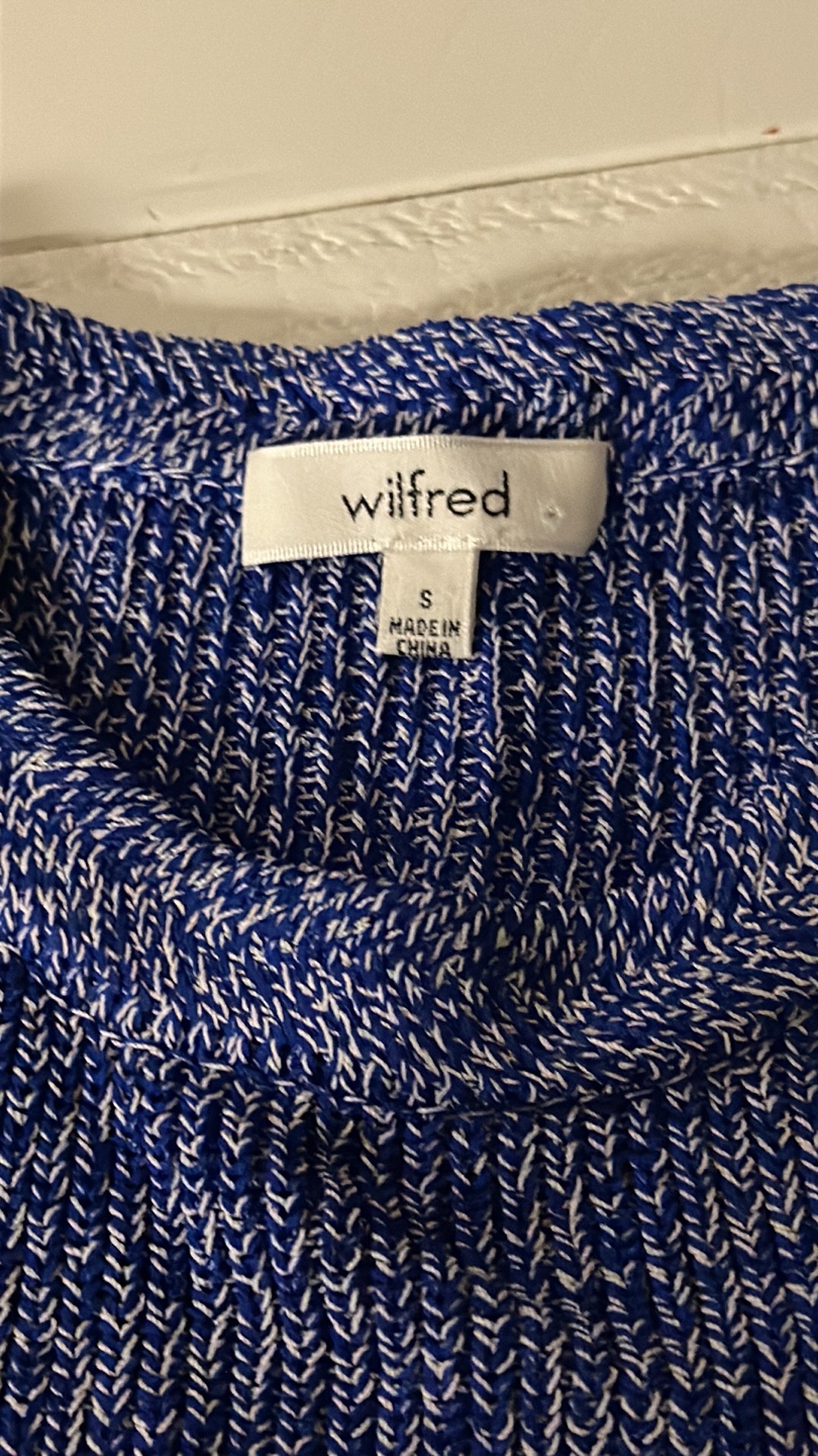 Wilfred Blue Knit Tank Top - photo 5