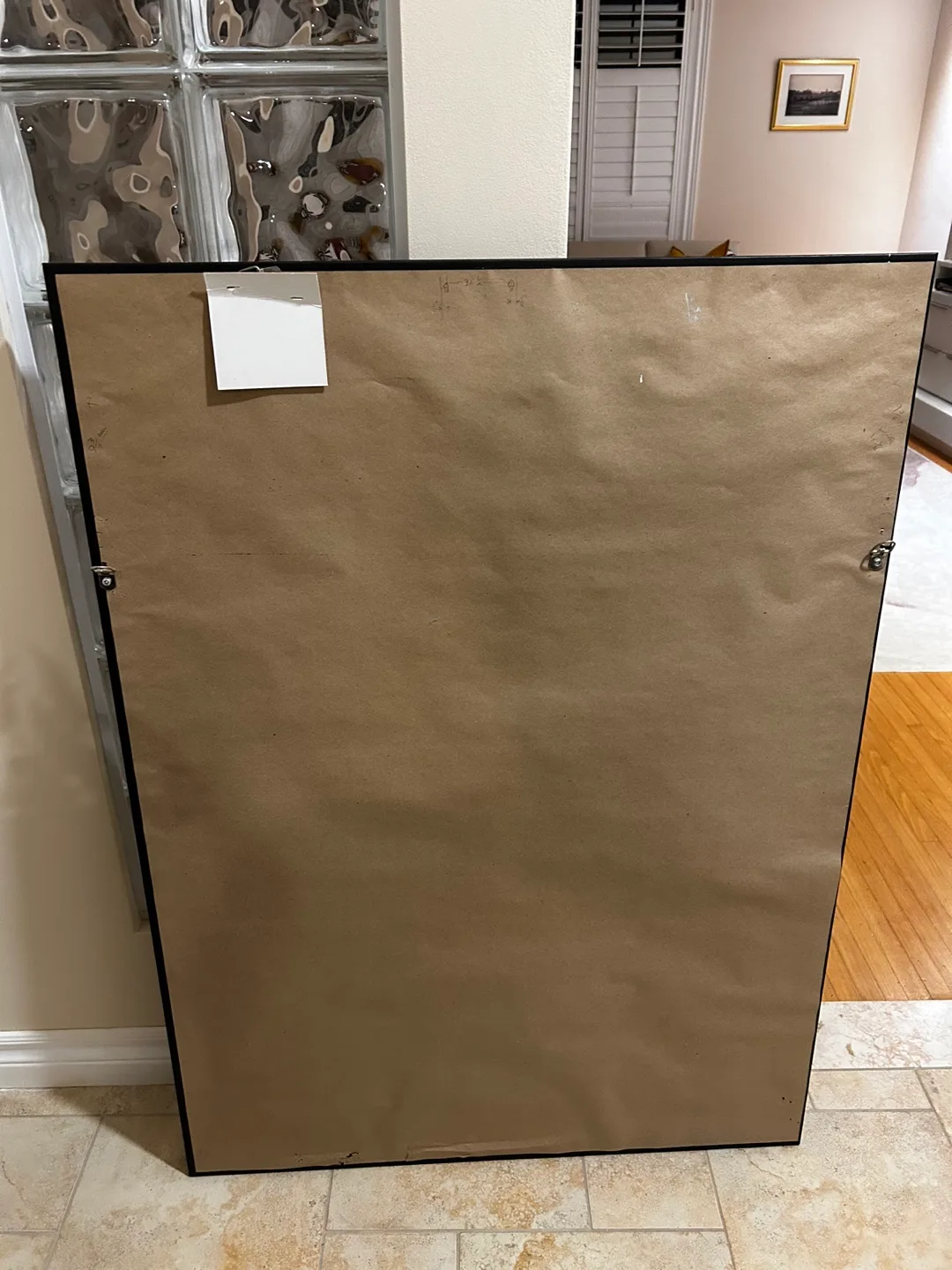 Console table with one drawer with matching mirror image indicator(5)