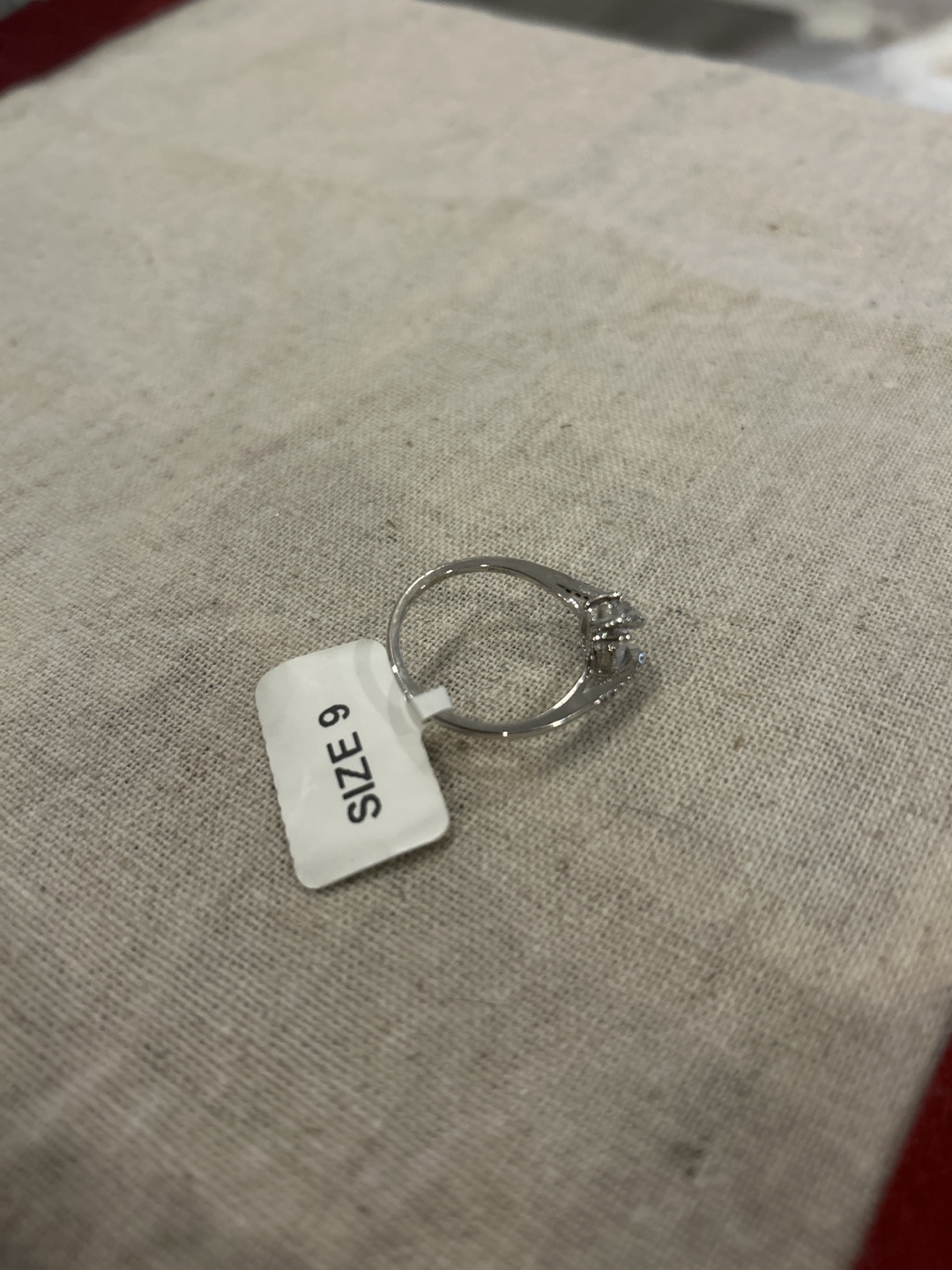 Silver Oval CZ Ring Size 9 Charmed Aroma - photo 2