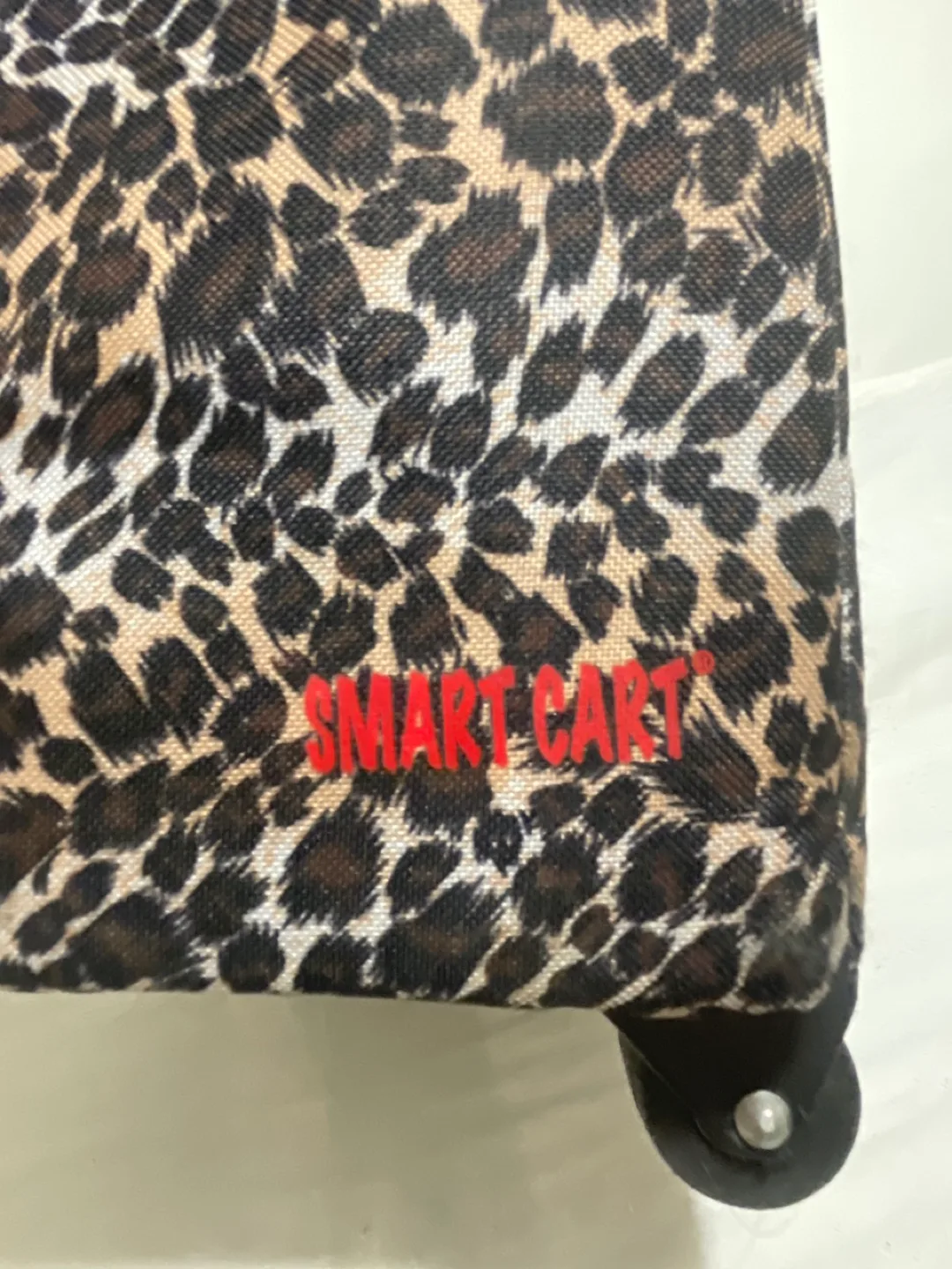Leopard Print Rolling Shopping Cart image indicator(5)