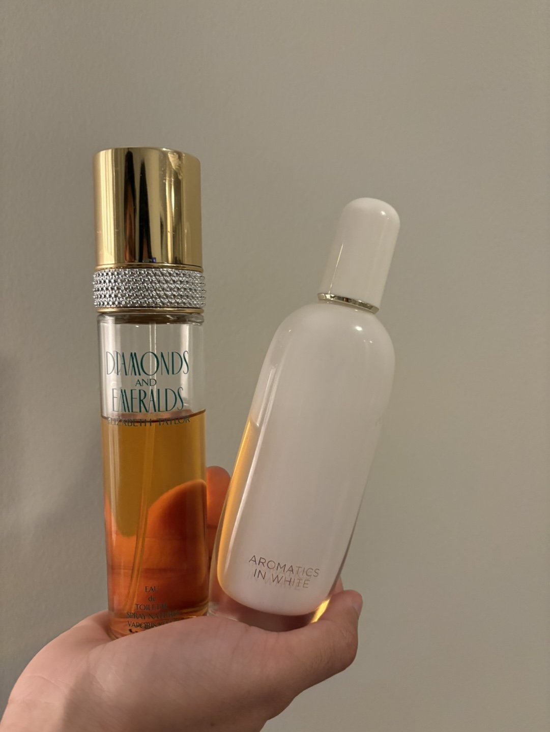 Diamonds and Emeralds and Aromatics in White Perfumes