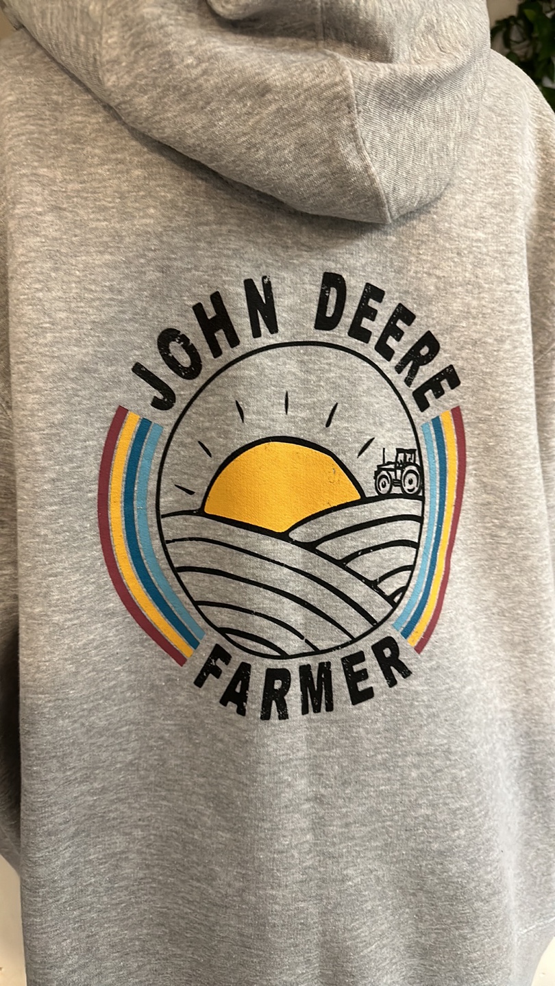 John Deere Hoodie - Grey - Size 2XL - photo 4