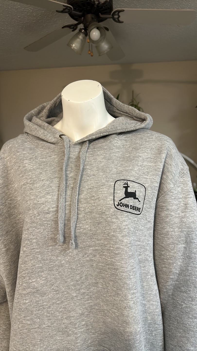 John Deere Hoodie - Grey - Size 2XL - photo 2