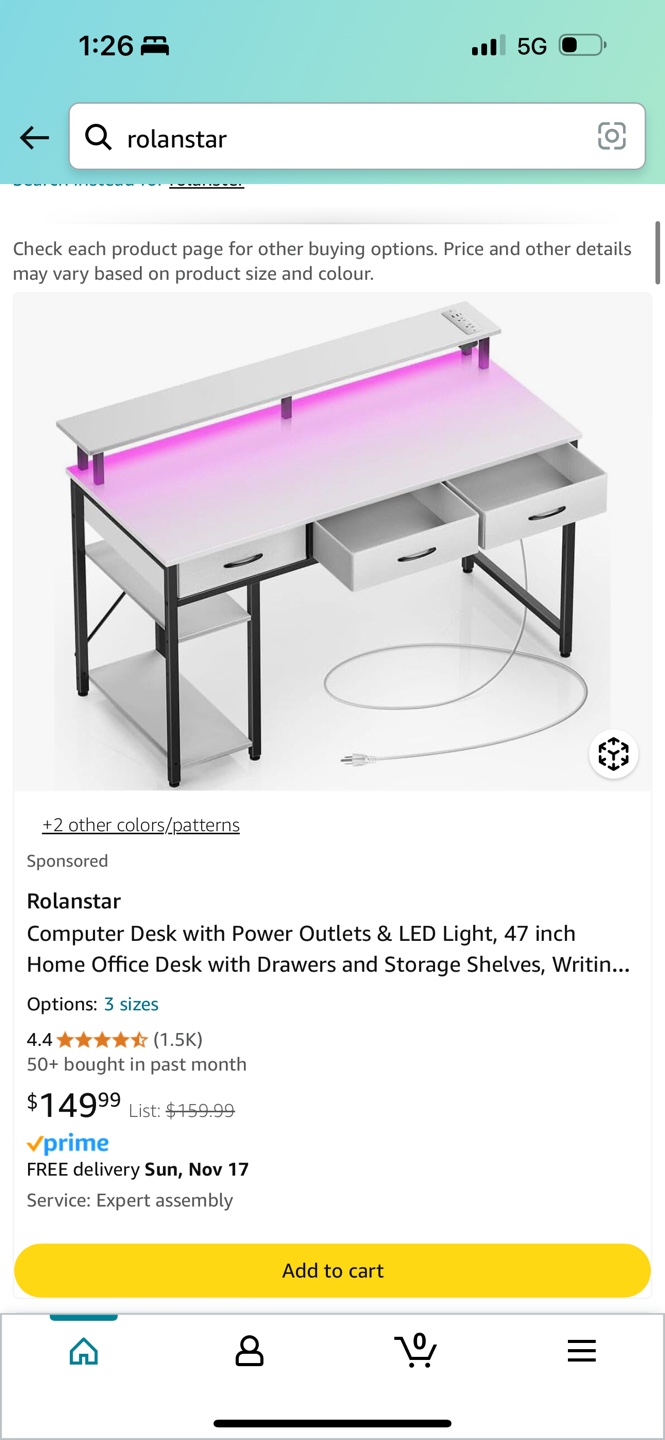 Office Desk with Chair and Desk Lamp