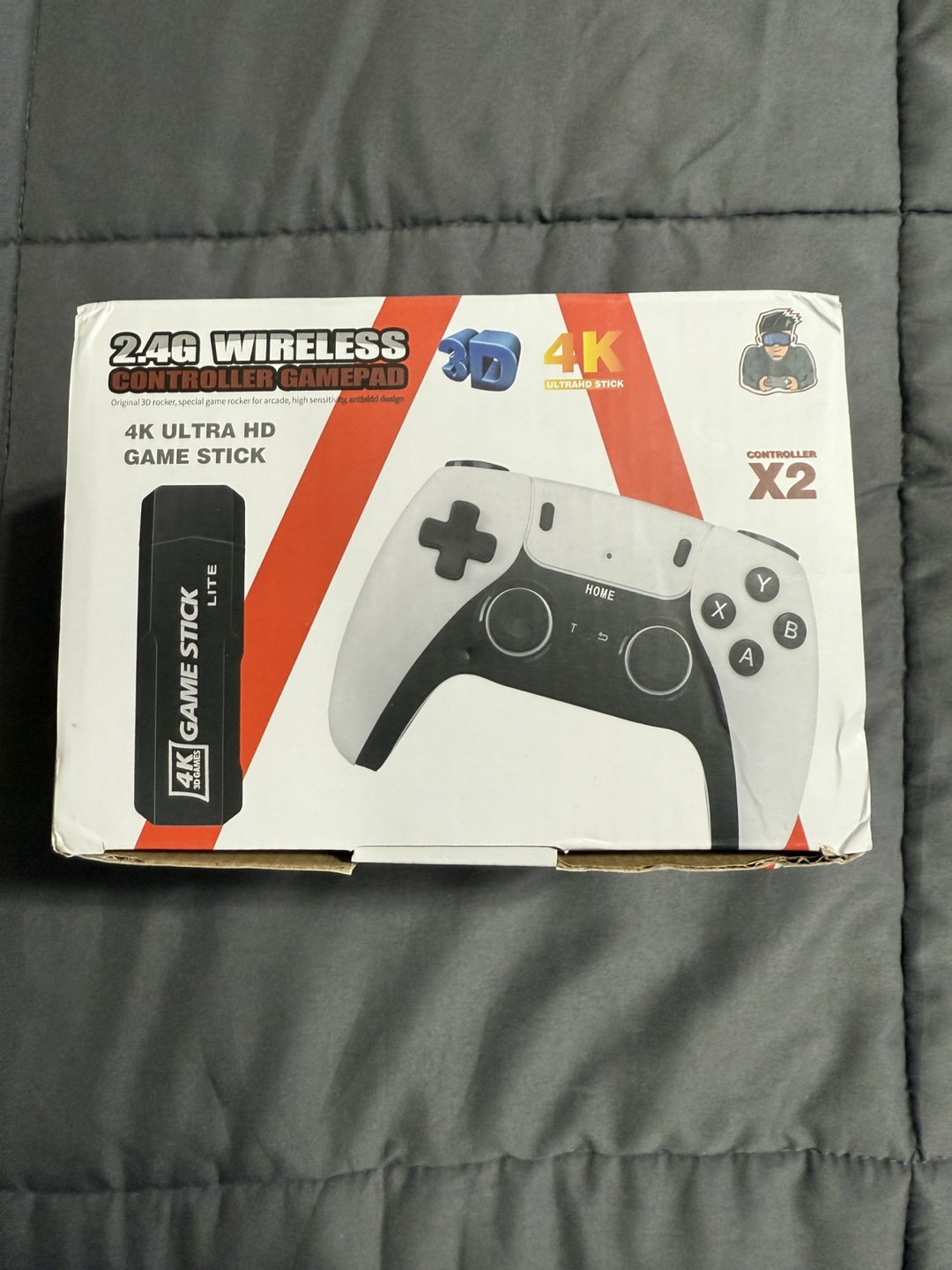 2.4G Wireless Controller Gamepad with 4K Ultra HD Game Stick - photo 2