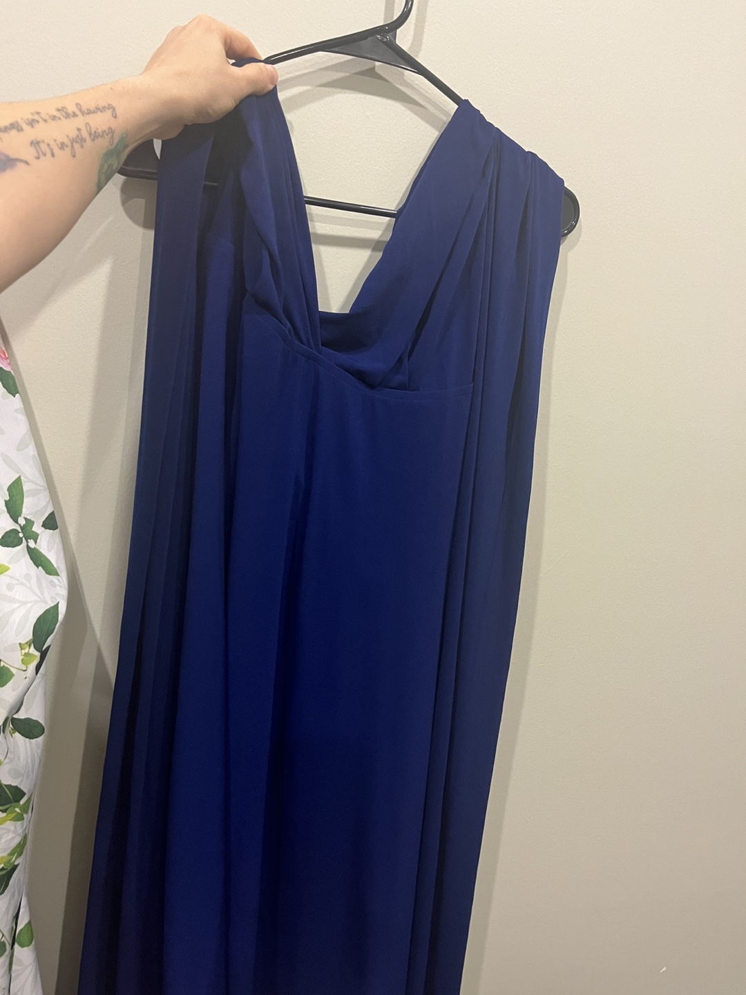 4 Dresses - Blue, Black, Green, and Pink
