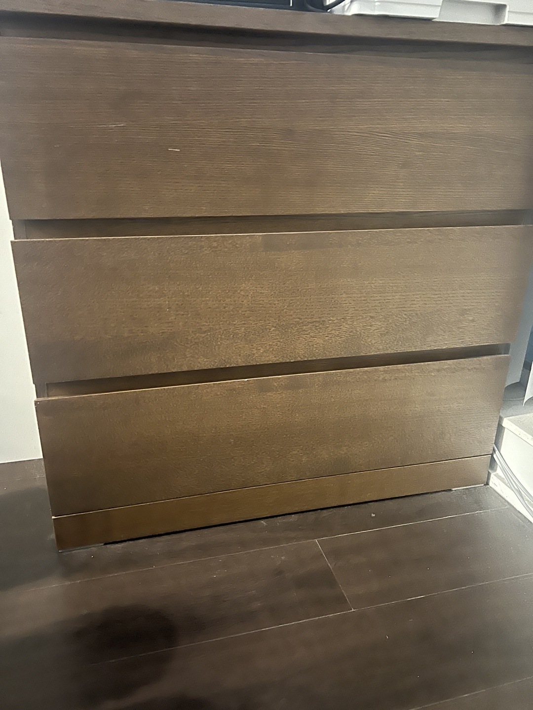 IKEA STORKLINTA dark Brown 3-Drawer Chest - photo 3