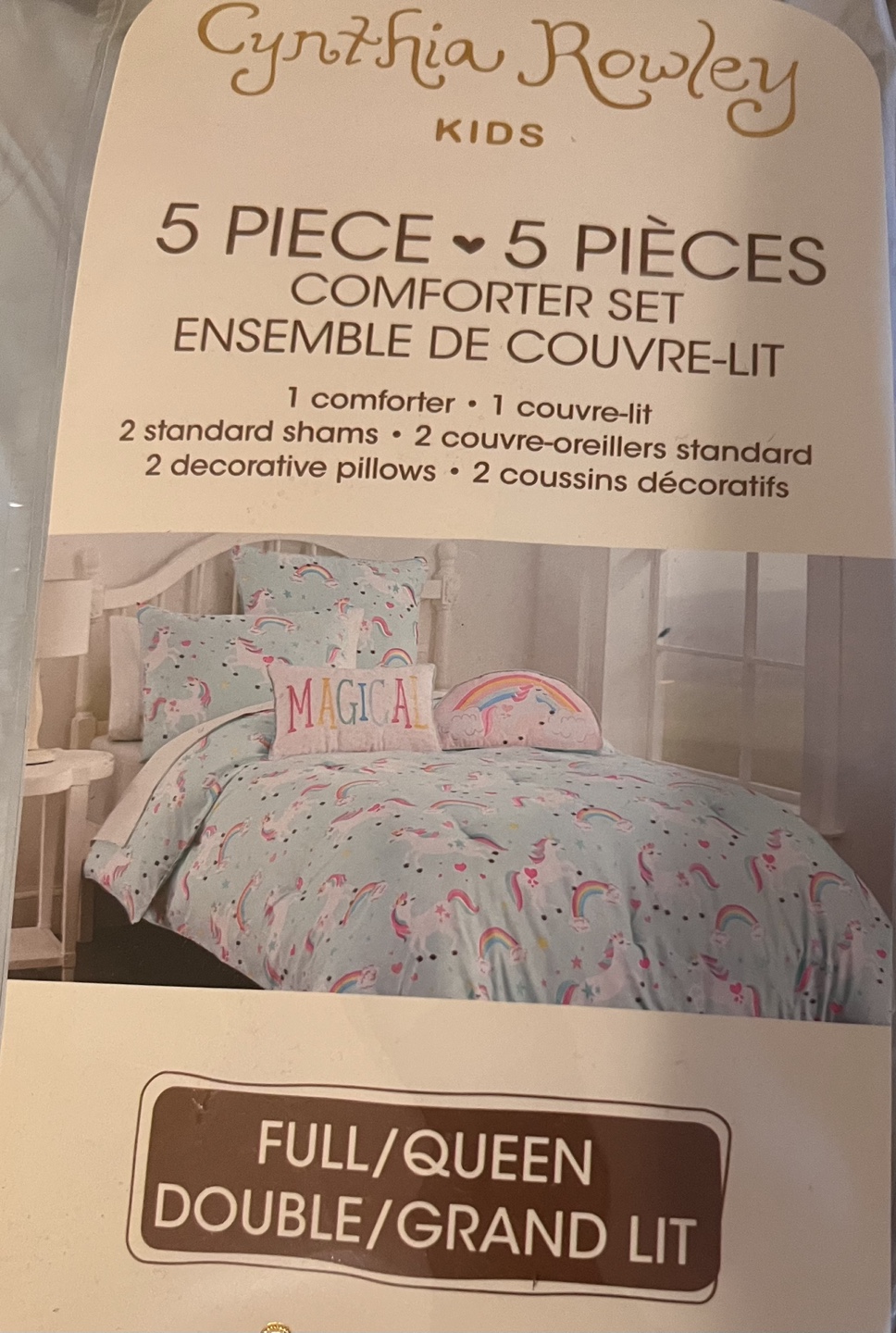 Cynthia Rowley Kids Magical Unicorn Comforter Set - Full/Queen - photo 3