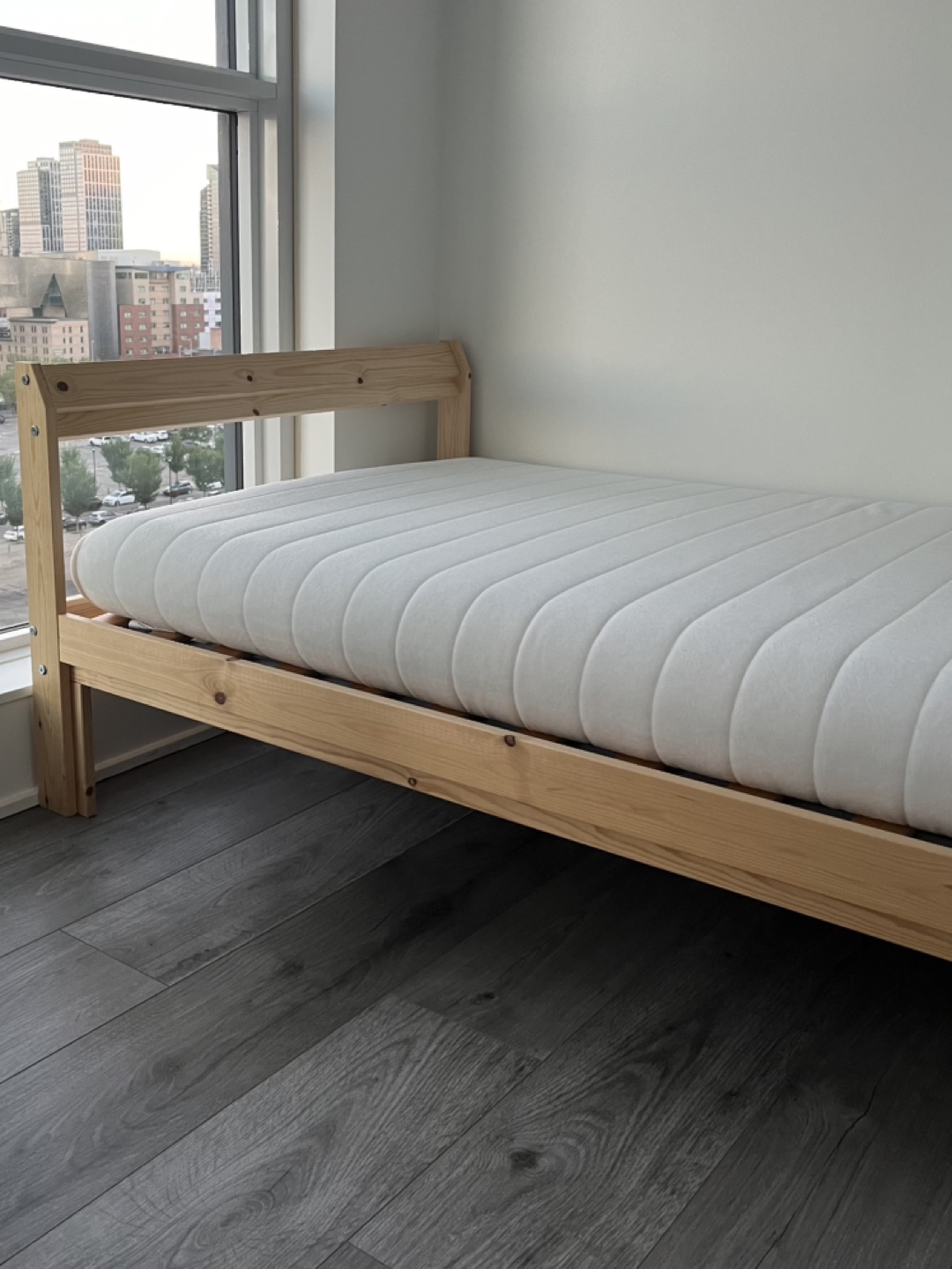 IKEA NEIDEN Single Twin Bed Frame + Mattress - photo 2