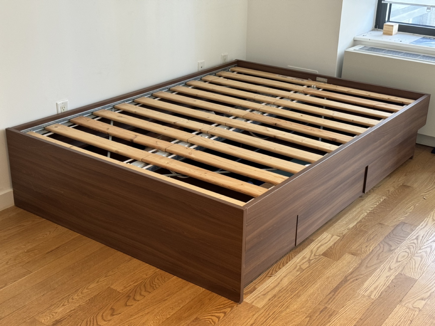 Full Size Bed Frame with Storage