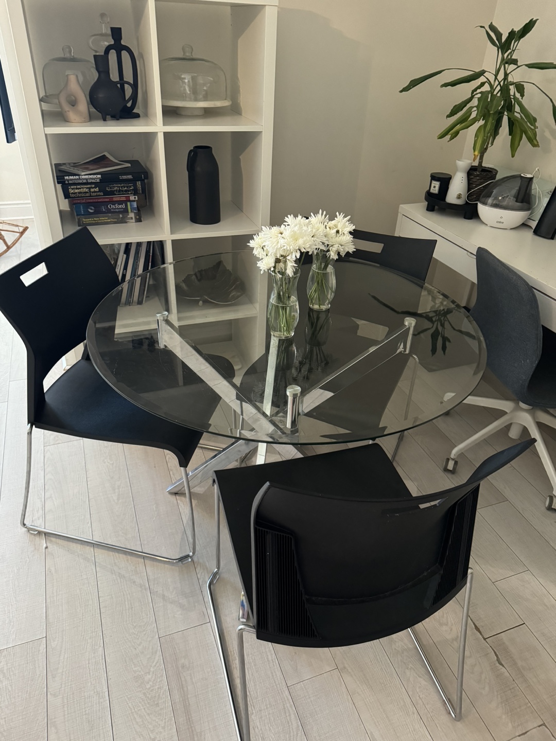 Glass Dining Table and 4 Chairs - photo 5