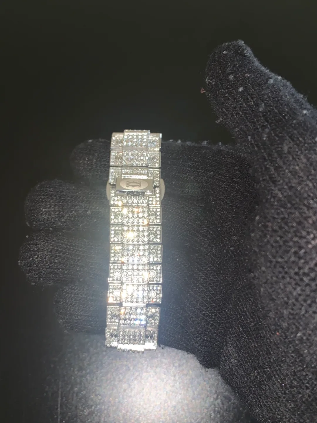 Moissanite Watch *Passes Diamond Tester* (C A R T I E R) image indicator(3)