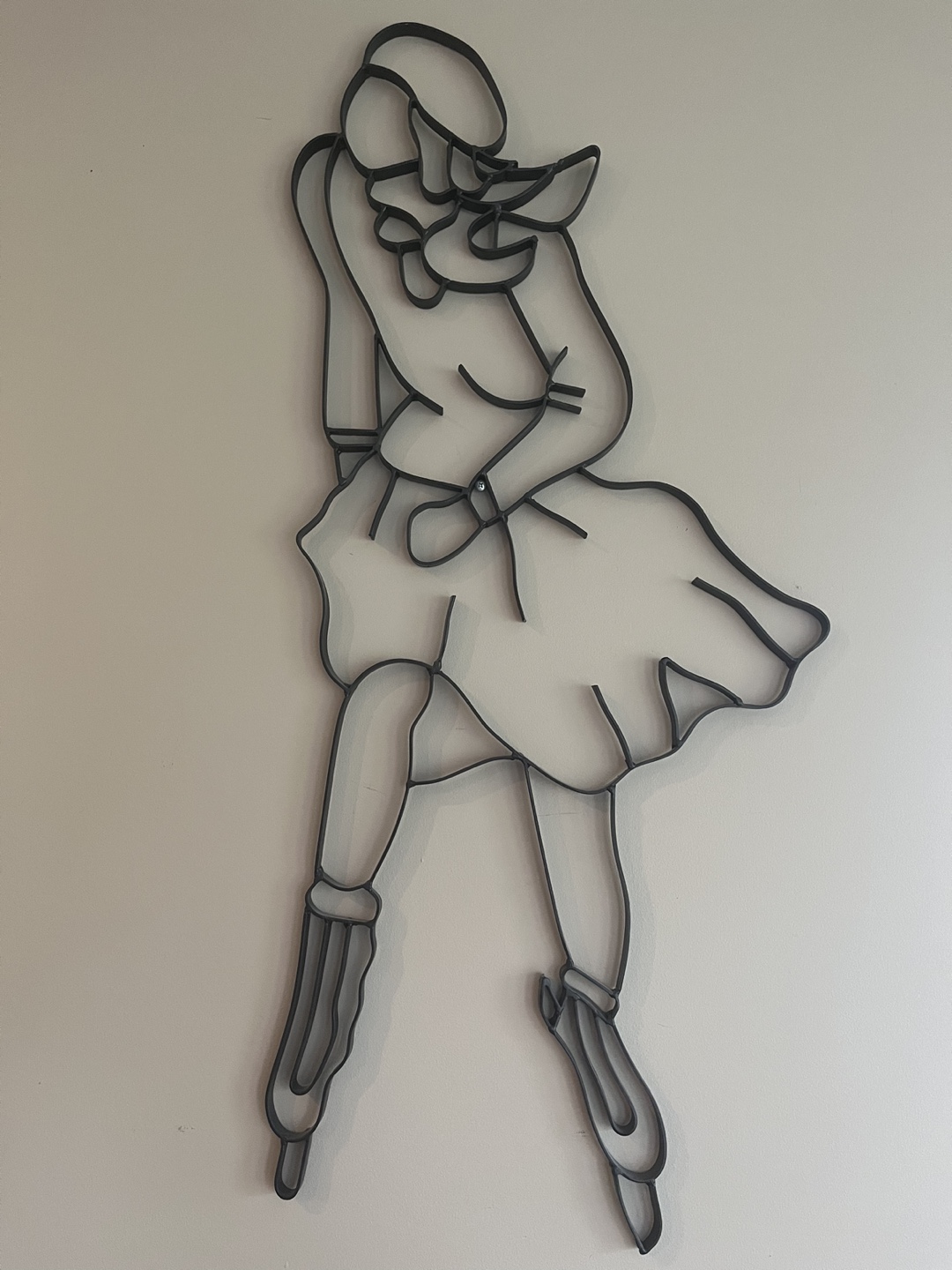 Metal Wall Decor - Ice Skater