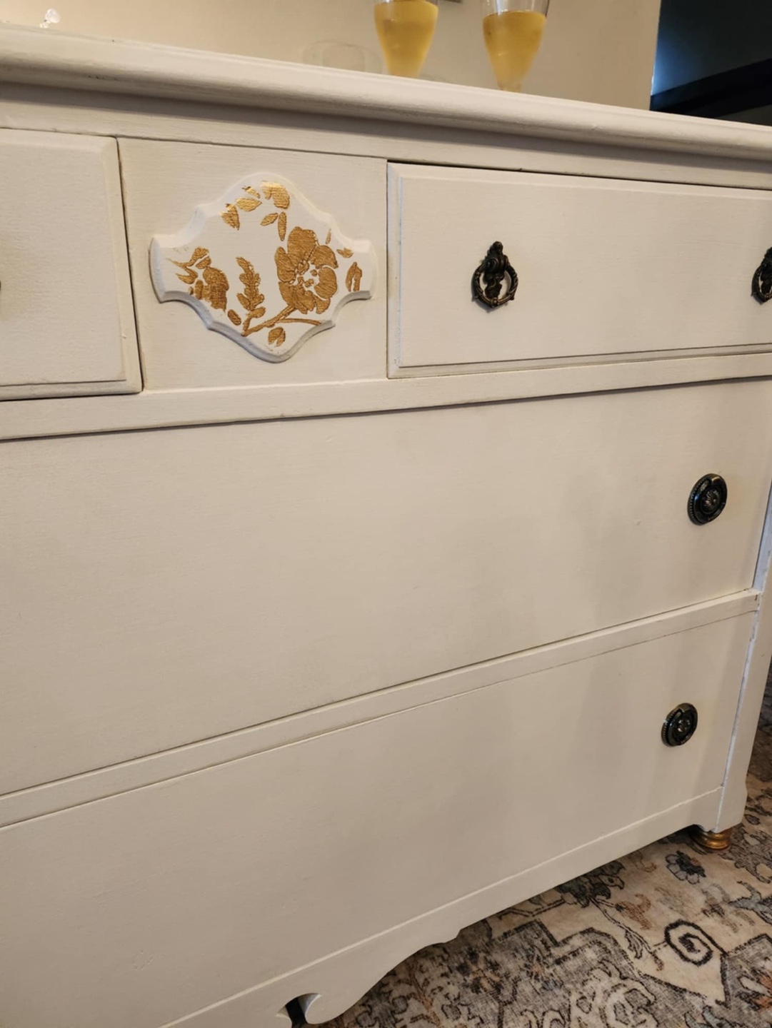 Shabby chic 4 drawer dresser - photo 3