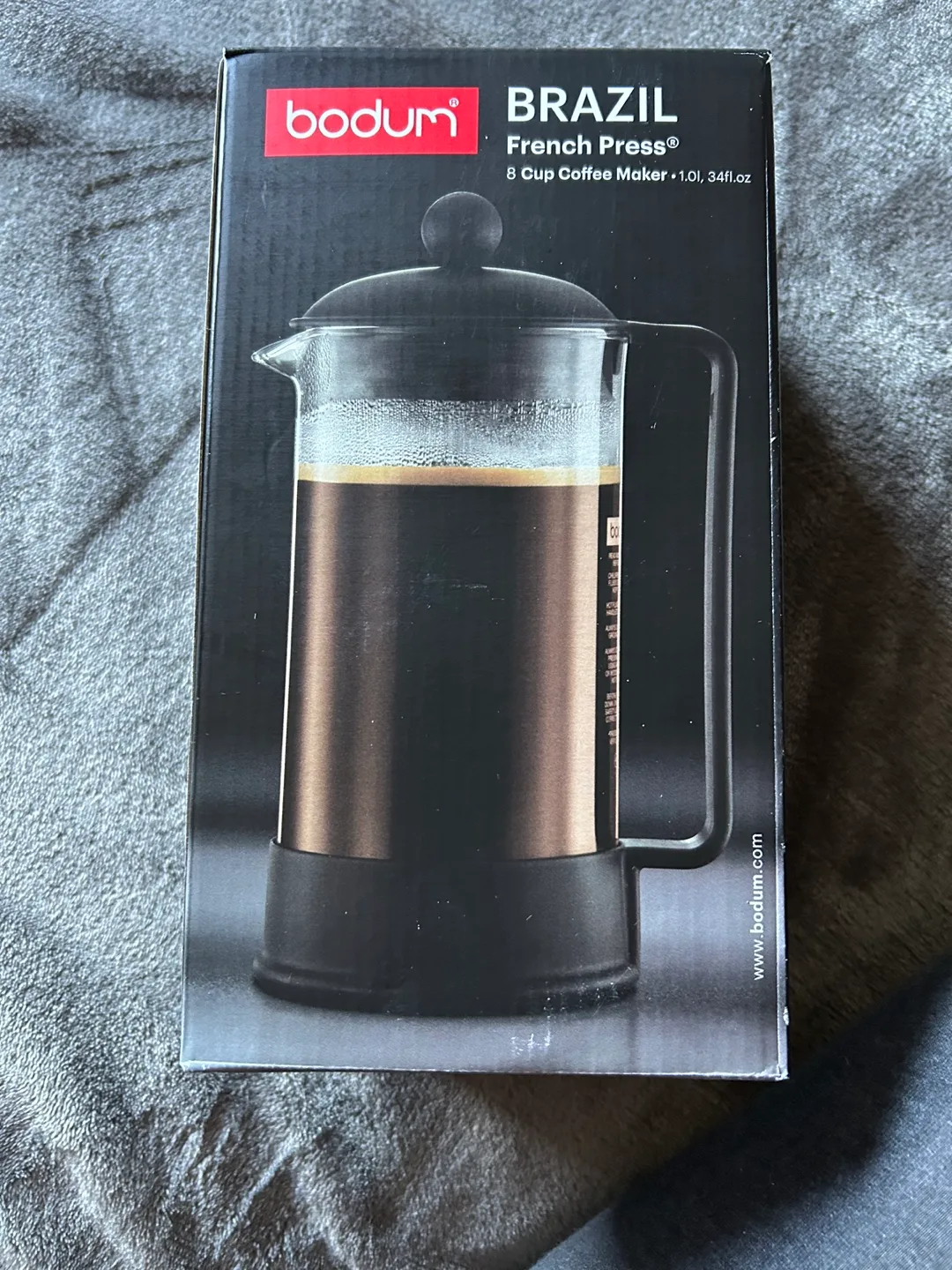 Bodum Brazil French Press 8 Cup Coffee Maker image indicator(3)