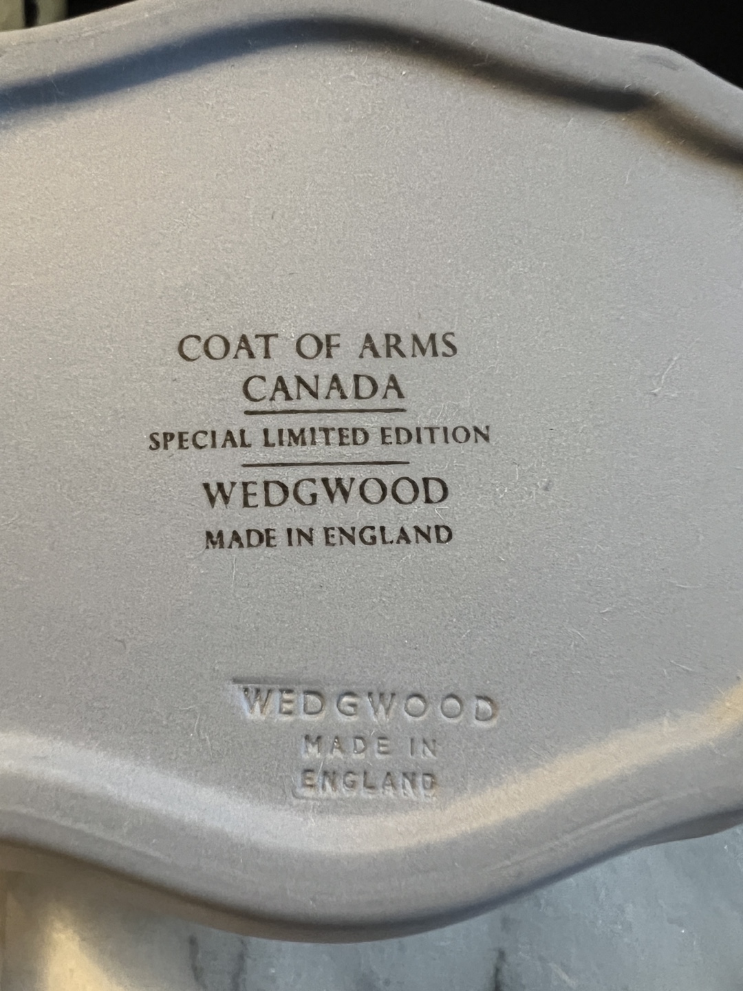 Wedgwood Coat of Arms Canada Special Limited Edition - photo 3