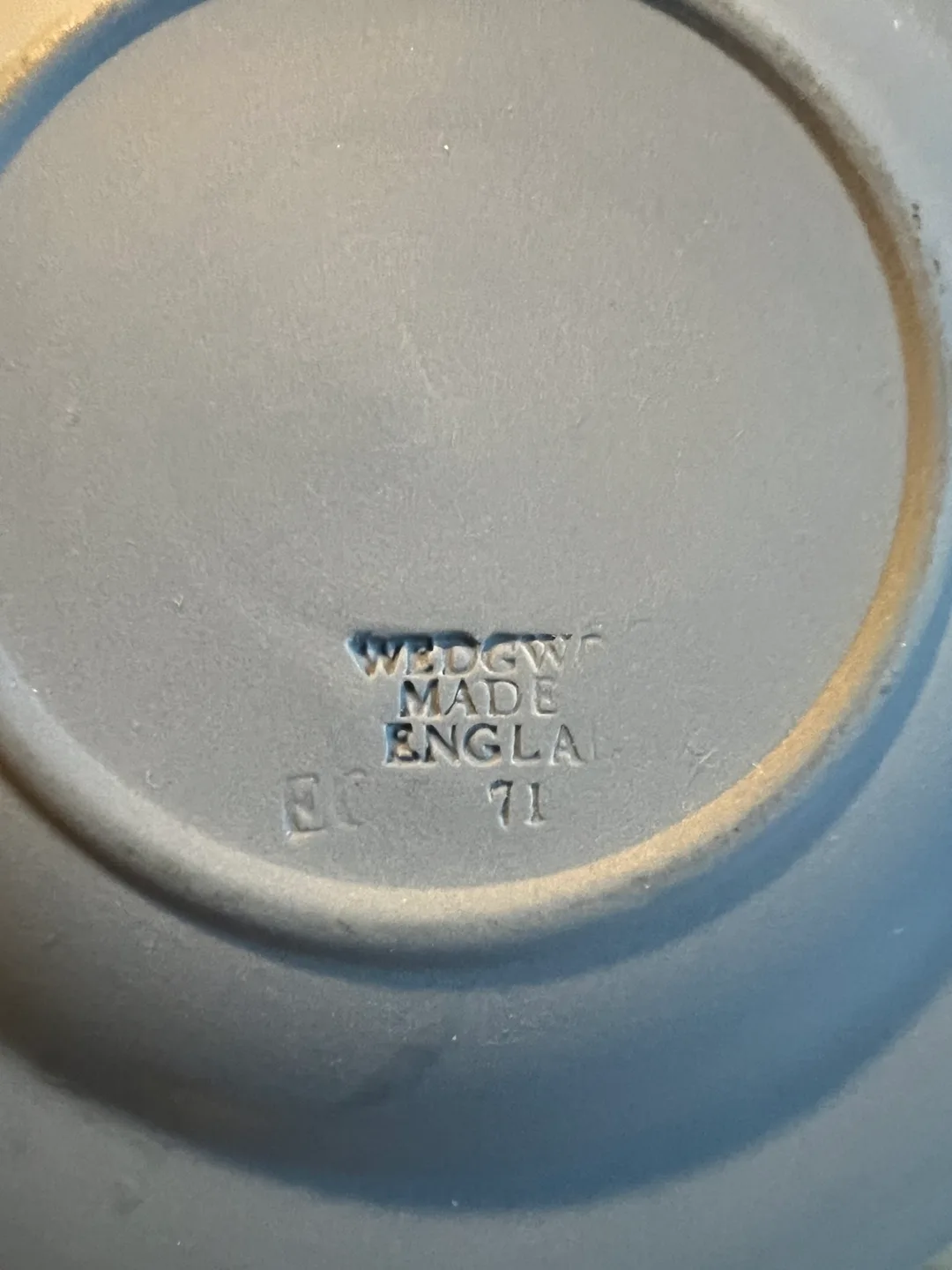 Wedgwood Royal Albert Hall Blue Jasperware Trinket Dish image indicator(3)