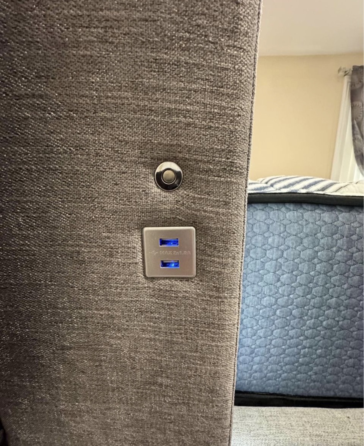 King Size Bed Frame with LED Lights - photo 3