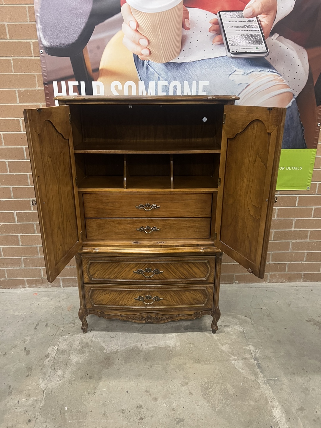 Stanley Armoire Wardrobe Dresser - photo 2