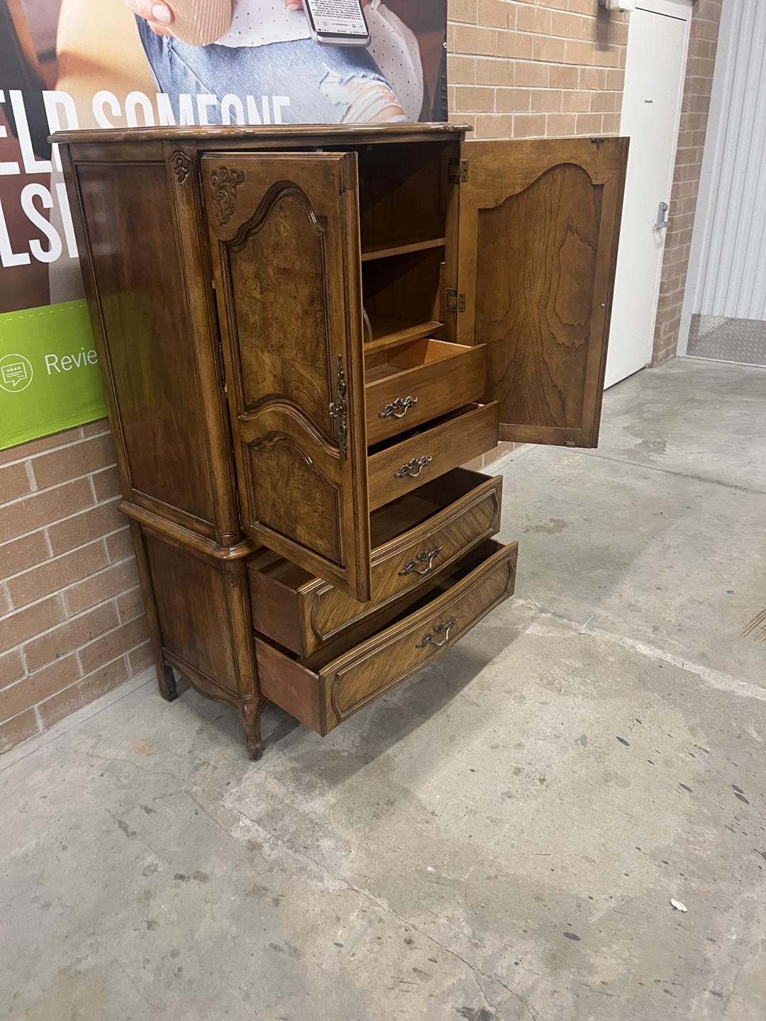 Stanley Armoire Wardrobe Dresser - photo 4