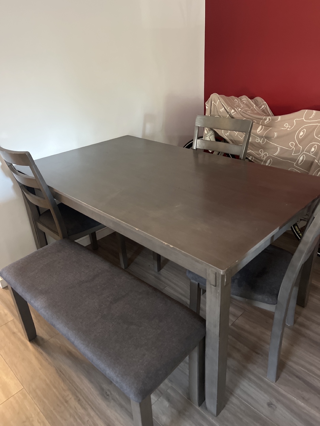 Dining Table and Bench Set 5F x37inch - photo 3