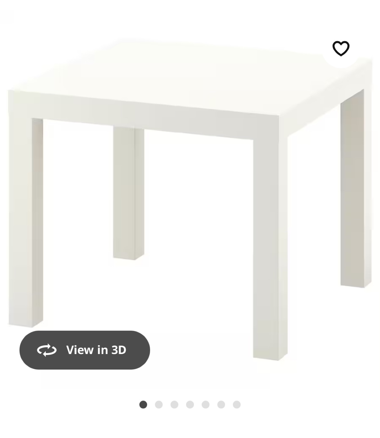 IKEA White Side Table