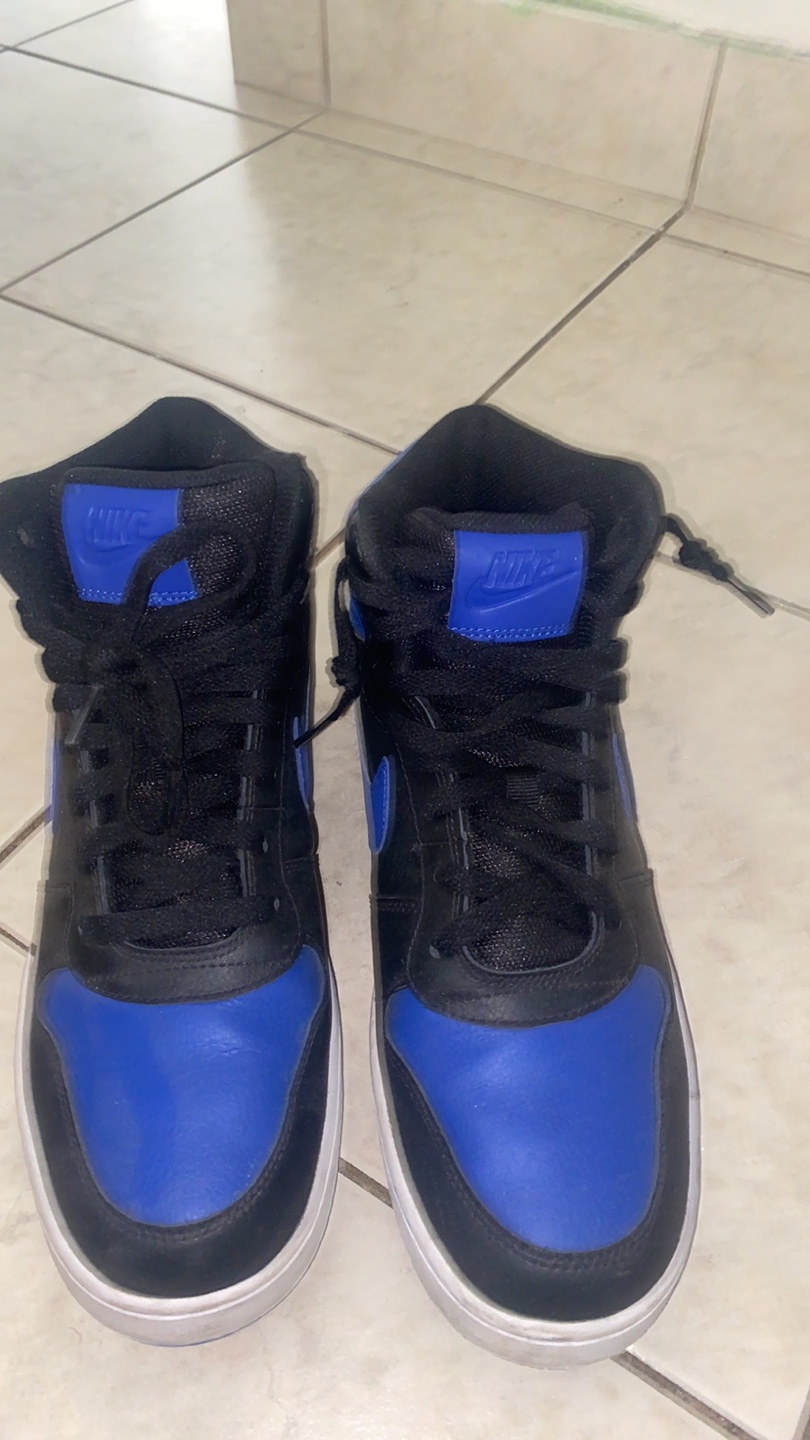 Nike High-Top Sneakers - Blue/Black