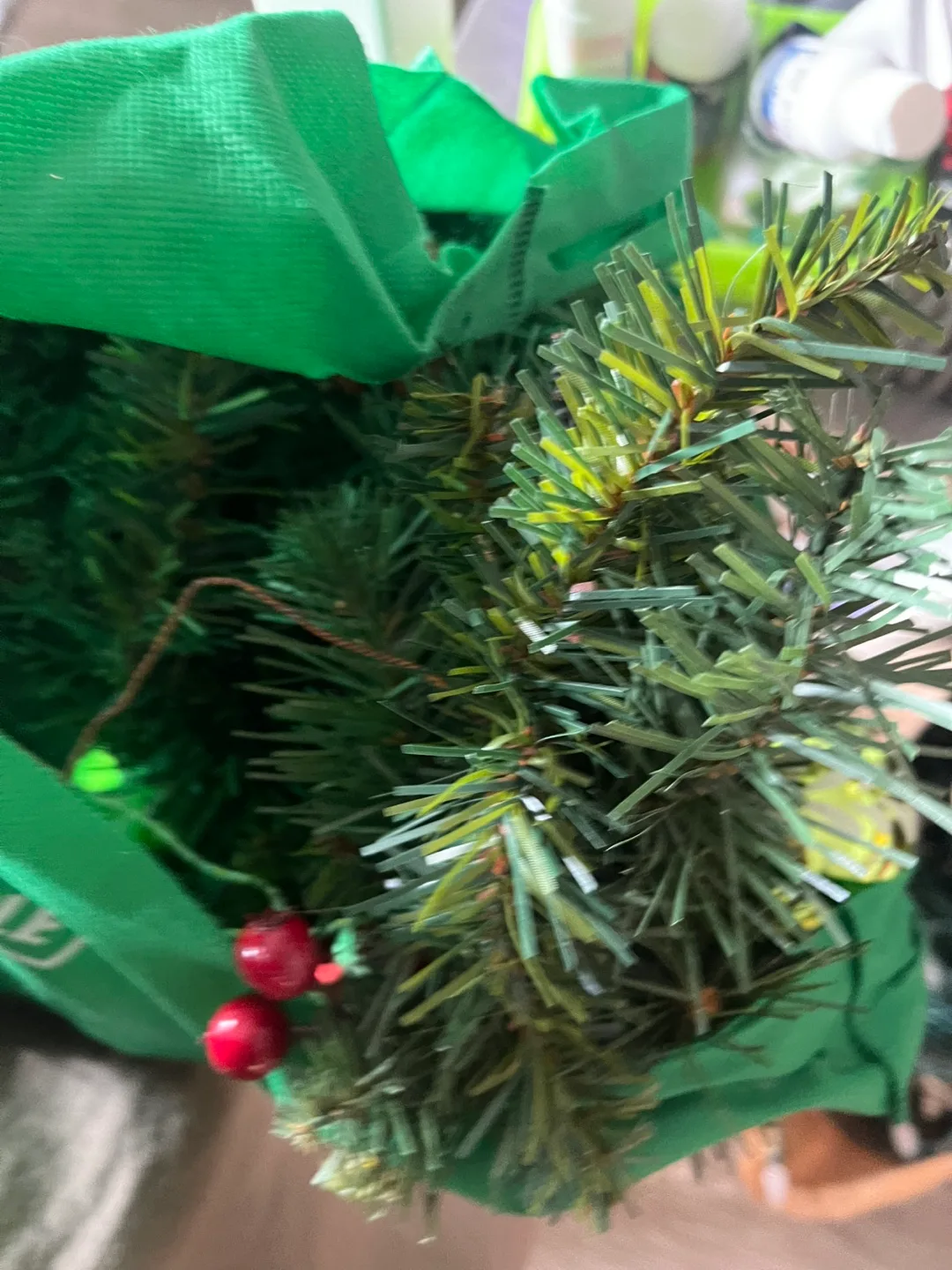 Christmas Ornaments Lights On Garland image indicator(9)