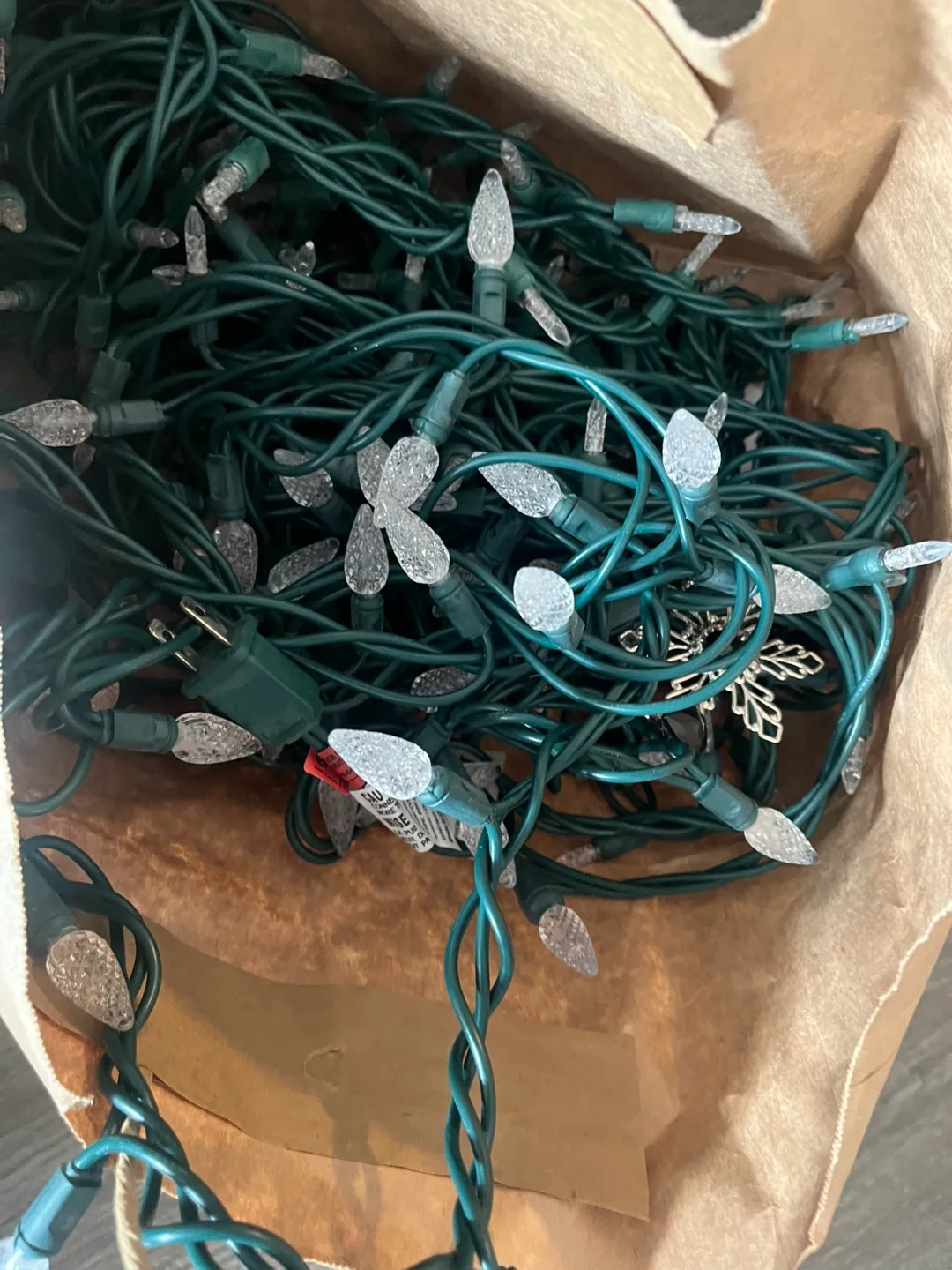 Christmas Ornaments Lights On Garland image indicator(8)