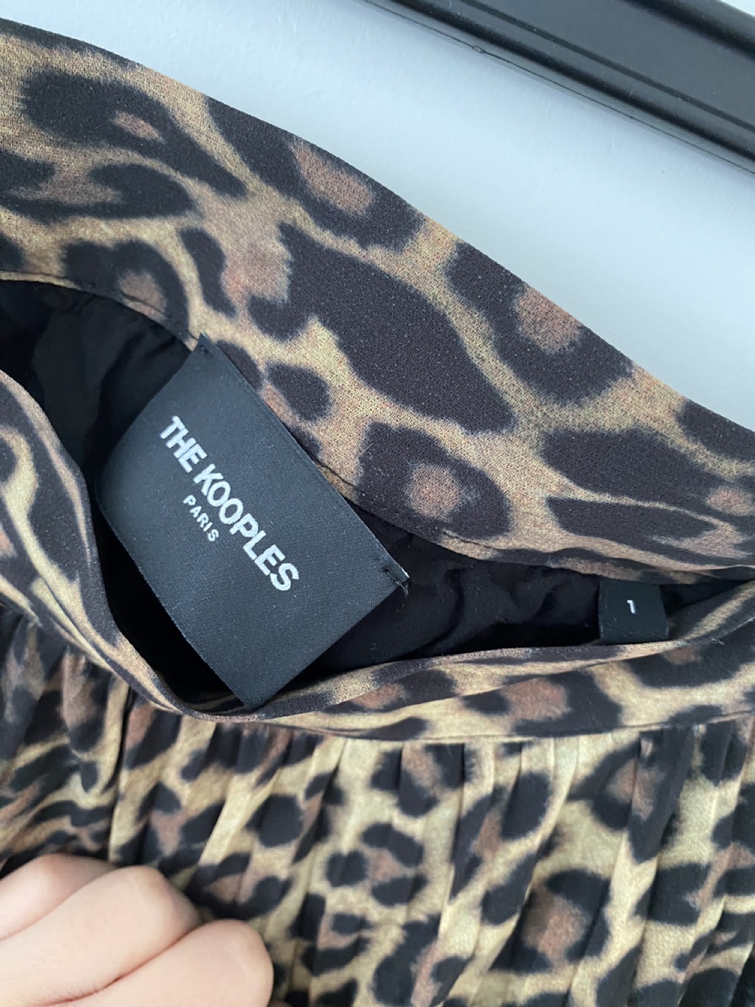 The Kooples Leopard Print Pleated Skirt - photo 4