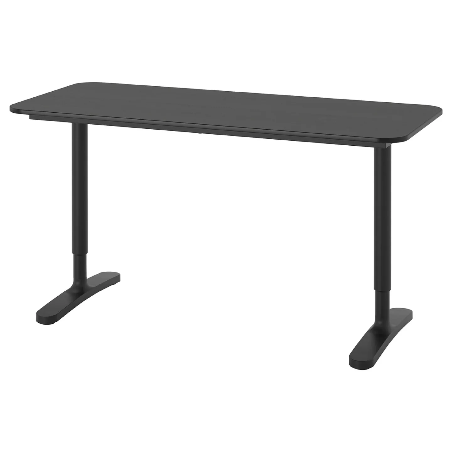 Adjustable Standing Desk IKEA BEKANT in black image indicator(2)
